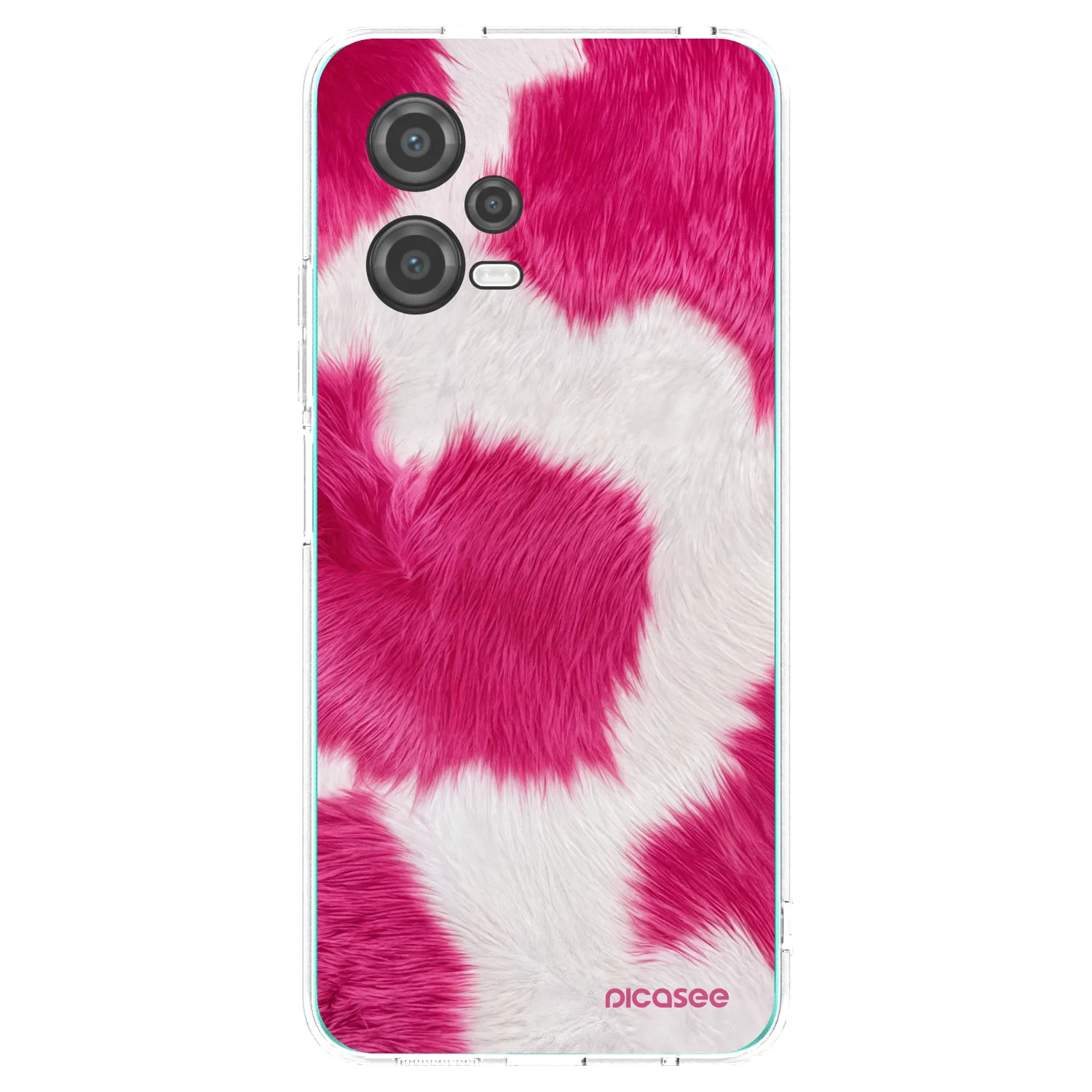 Picasee silikonový průhledný obal pro Xiaomi Poco X5 - Pink Moo