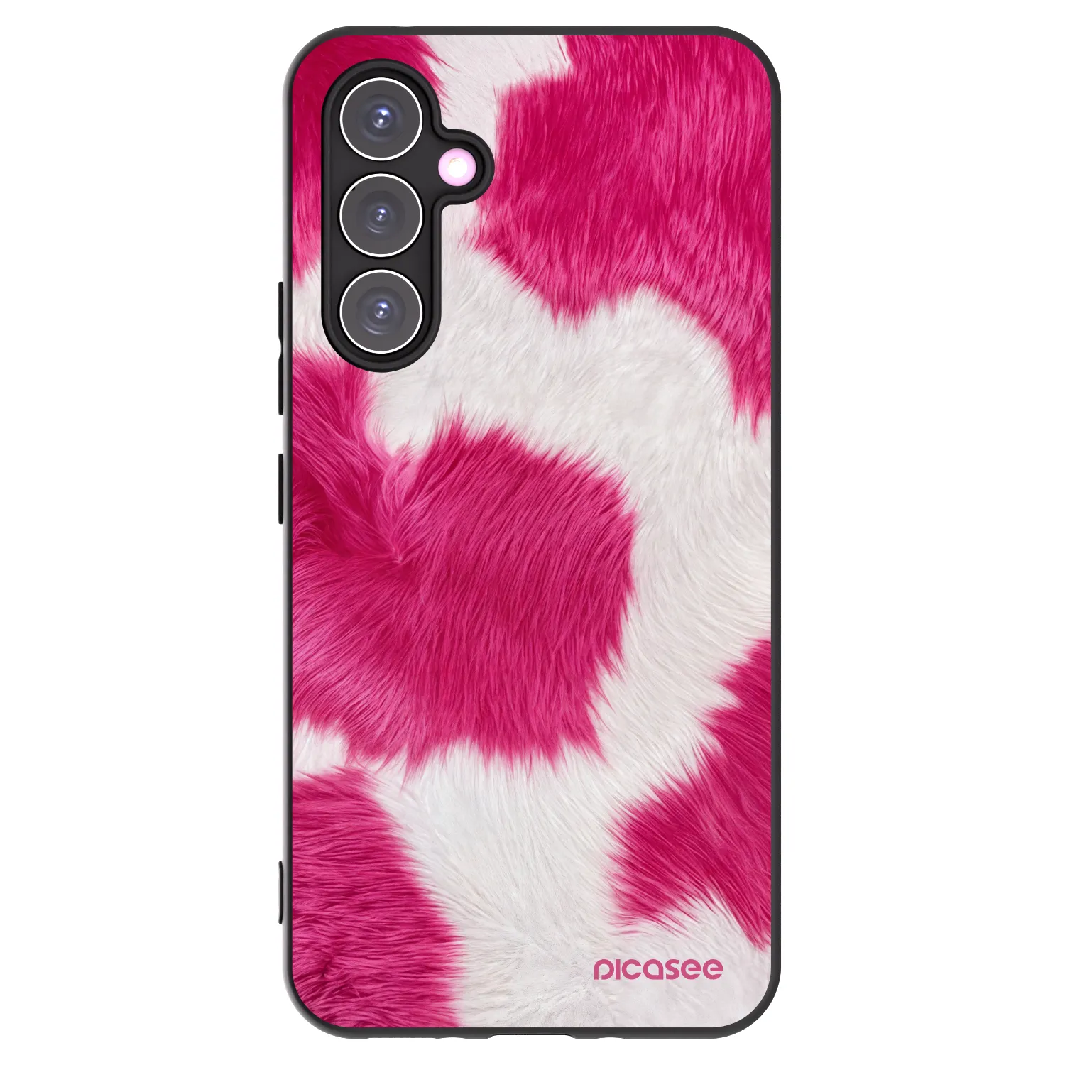 Picasee silikonový černý obal pro Samsung Galaxy A54 5G A546B - Pink Moo