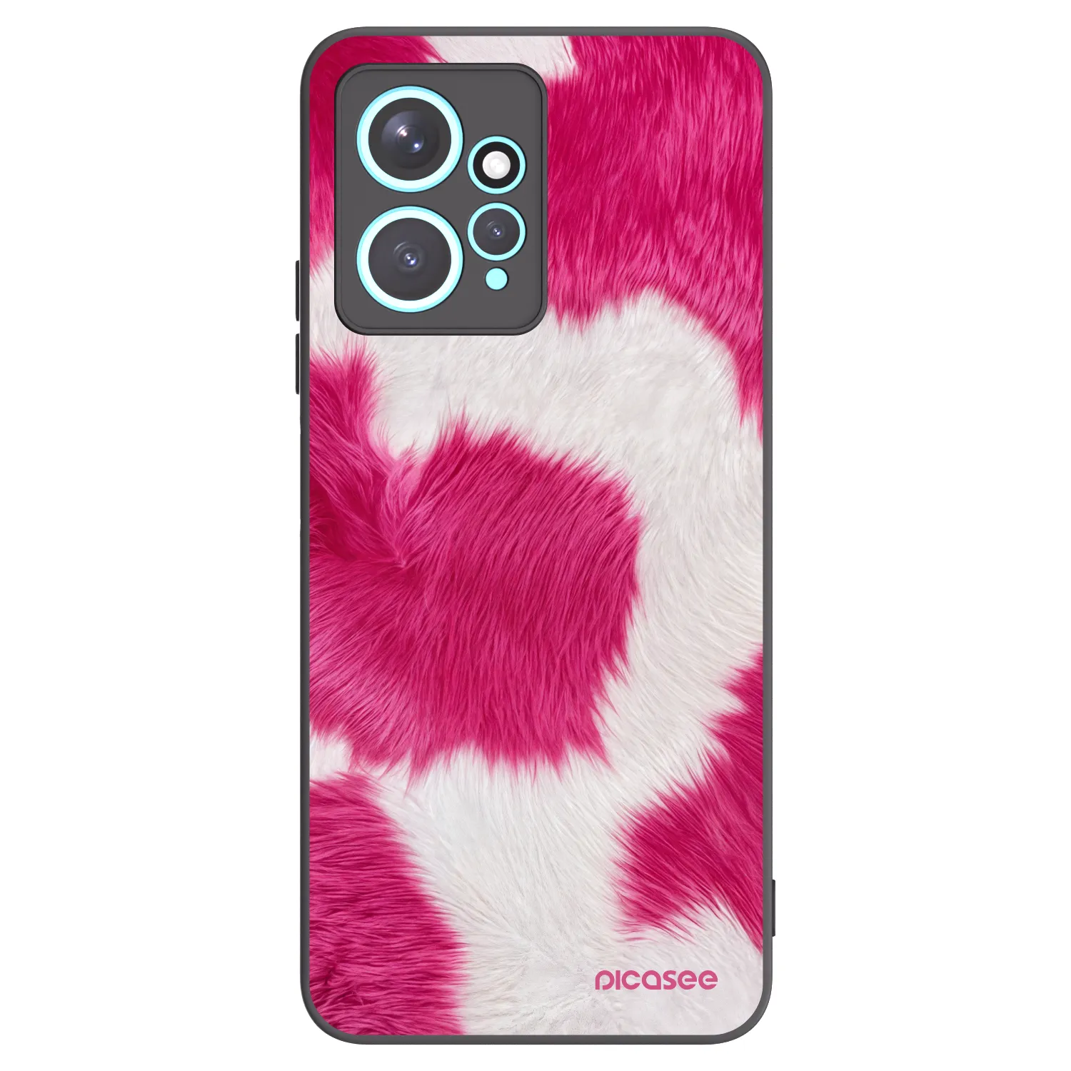 Picasee silikonový černý obal pro Xiaomi Redmi Note 12 4G - Pink Moo