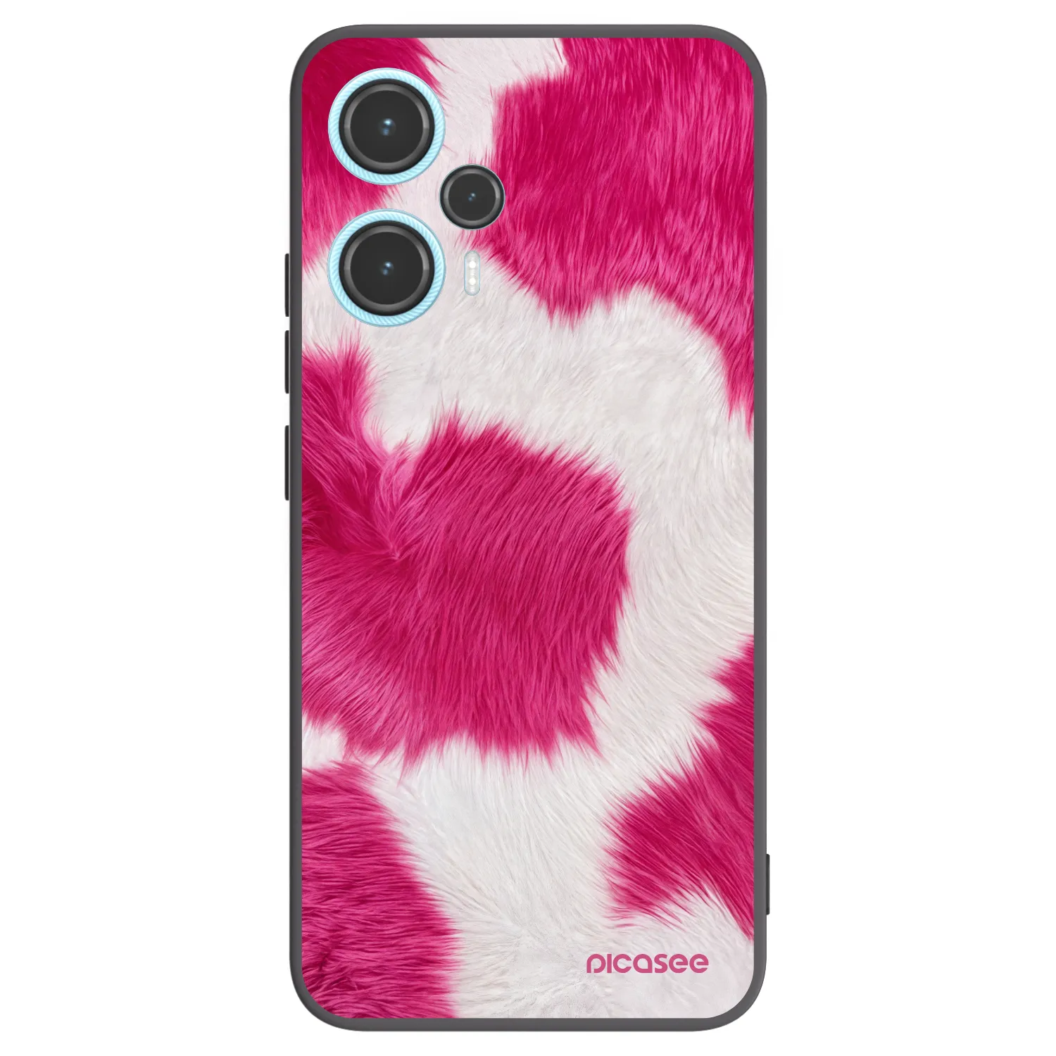 Picasee silikonový černý obal pro Xiaomi Poco F5 - Pink Moo