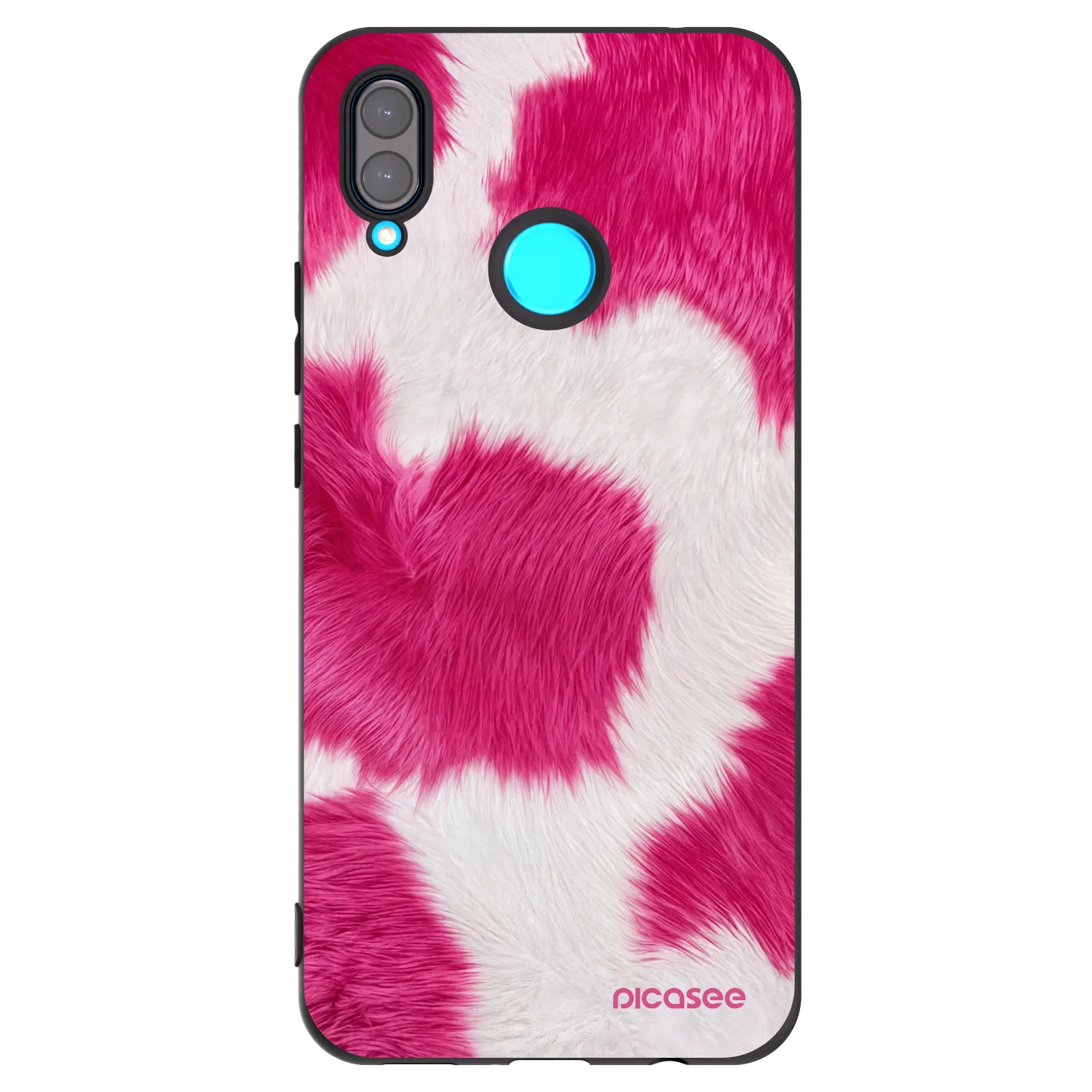 Picasee silikonový černý obal pro Huawei Nova 3i - Pink Moo