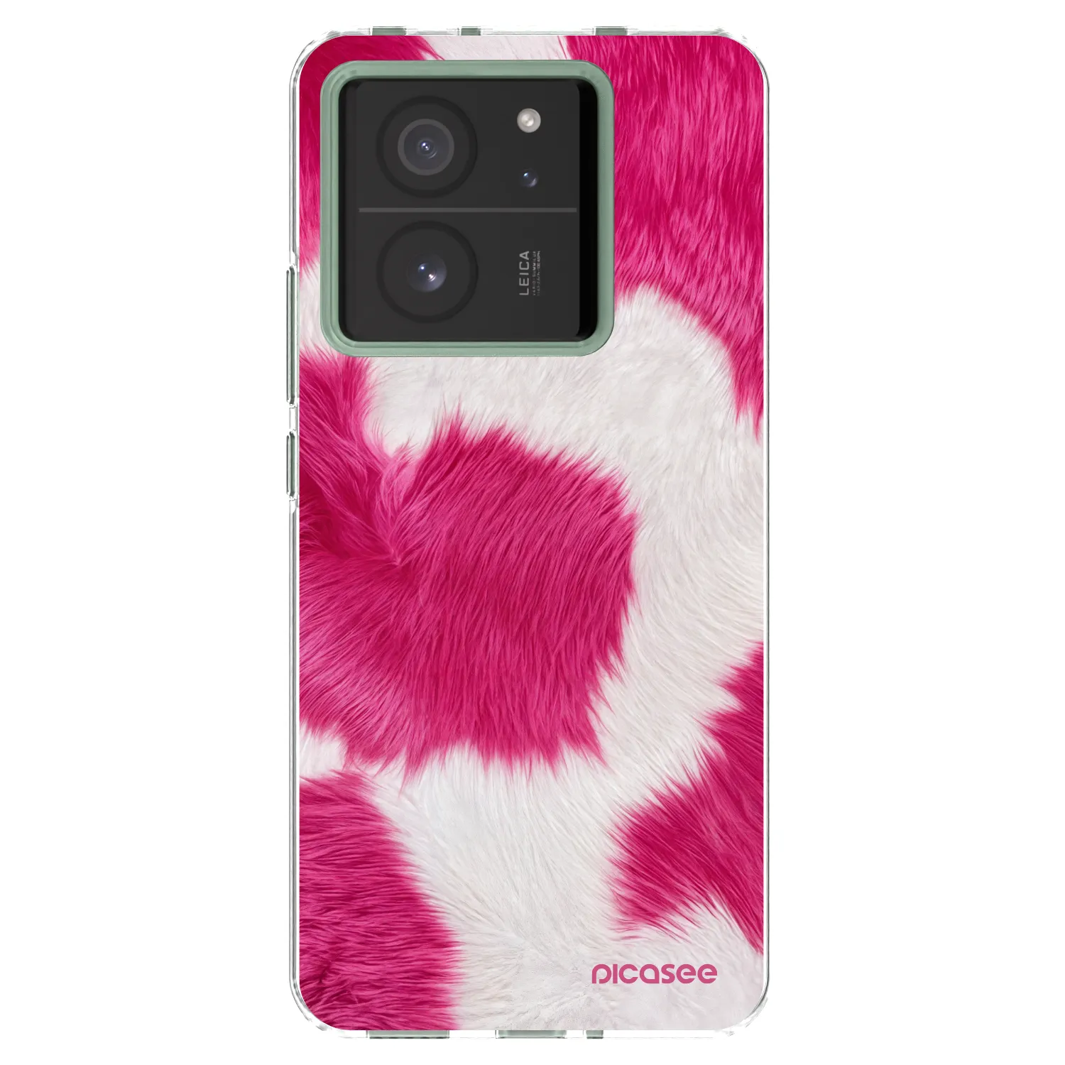 Picasee silikonový průhledný obal pro Xiaomi 13T - Pink Moo