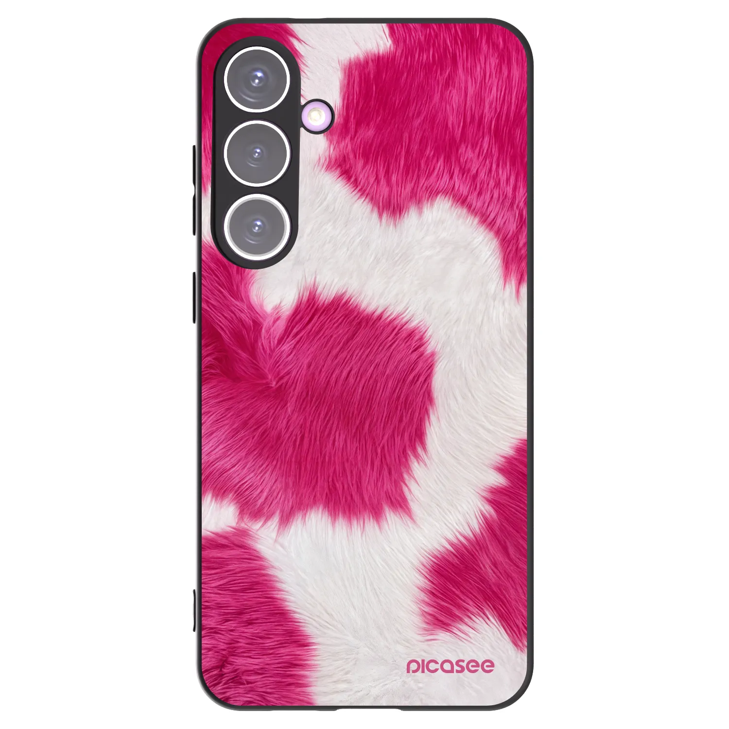 Picasee silikonový černý obal pro Samsung Galaxy S24+ S926B 5G - Pink Moo