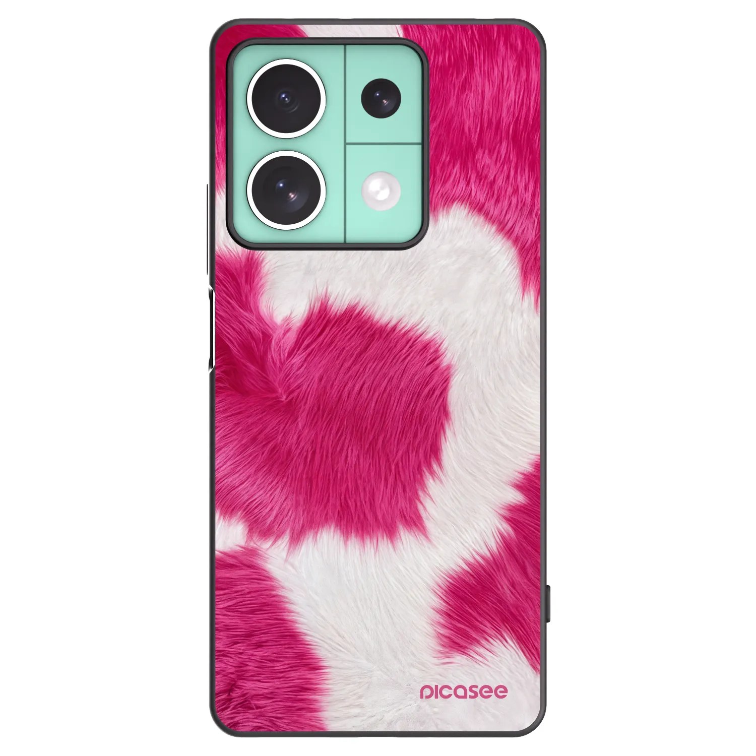 Picasee silikonový černý obal pro Xiaomi Redmi Note 13 5G - Pink Moo