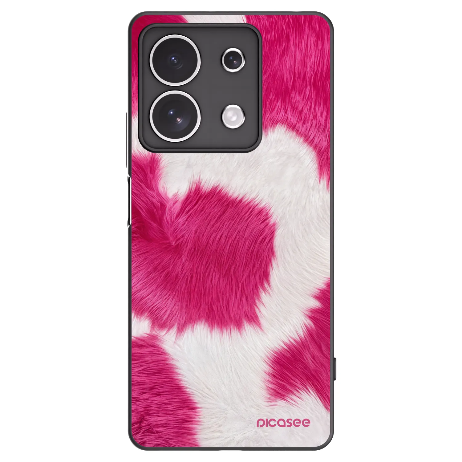 Picasee silikonový černý obal pro Xiaomi Redmi Note 13 4G - Pink Moo