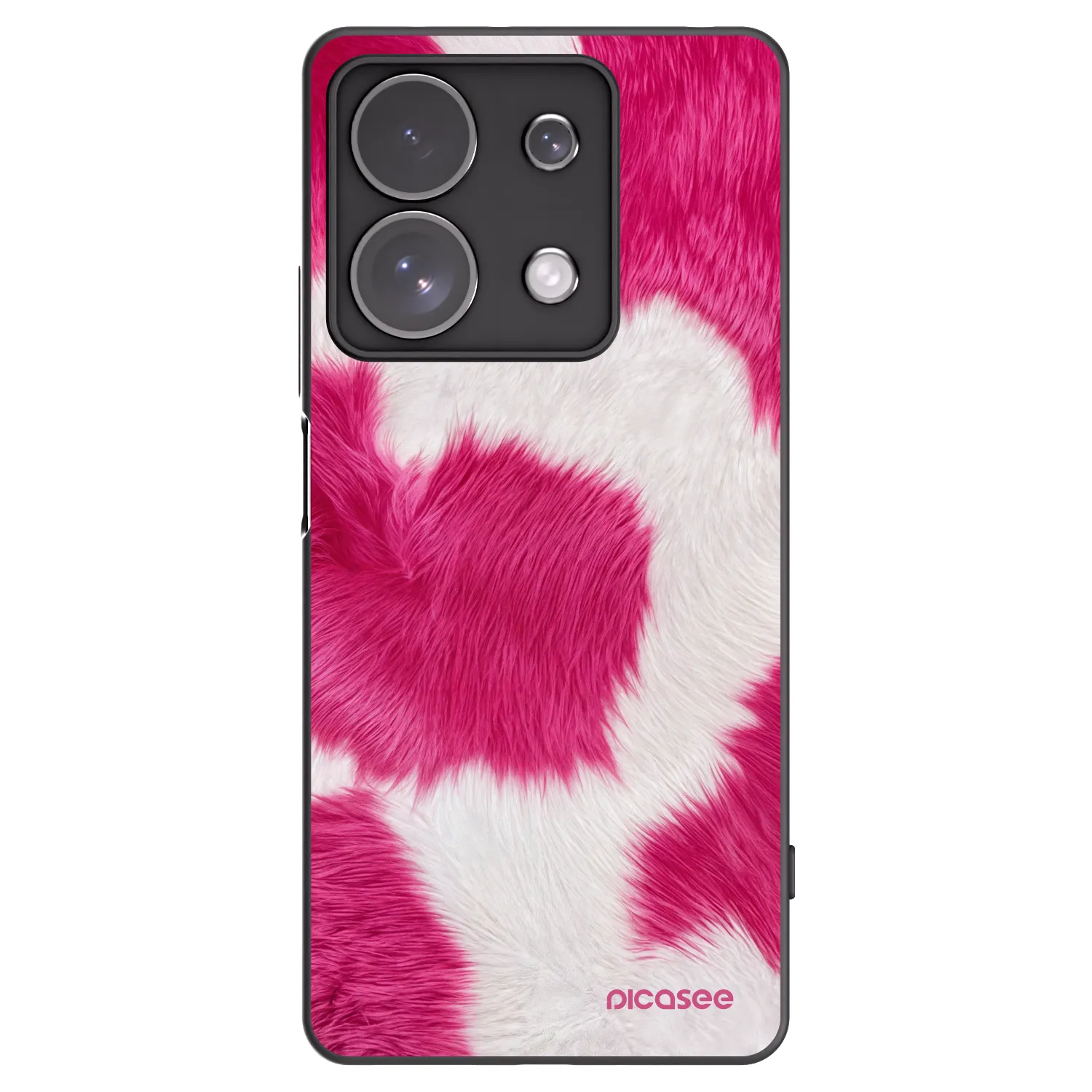 Picasee silikonový černý obal pro Xiaomi Redmi Note 13 Pro 4G - Pink Moo