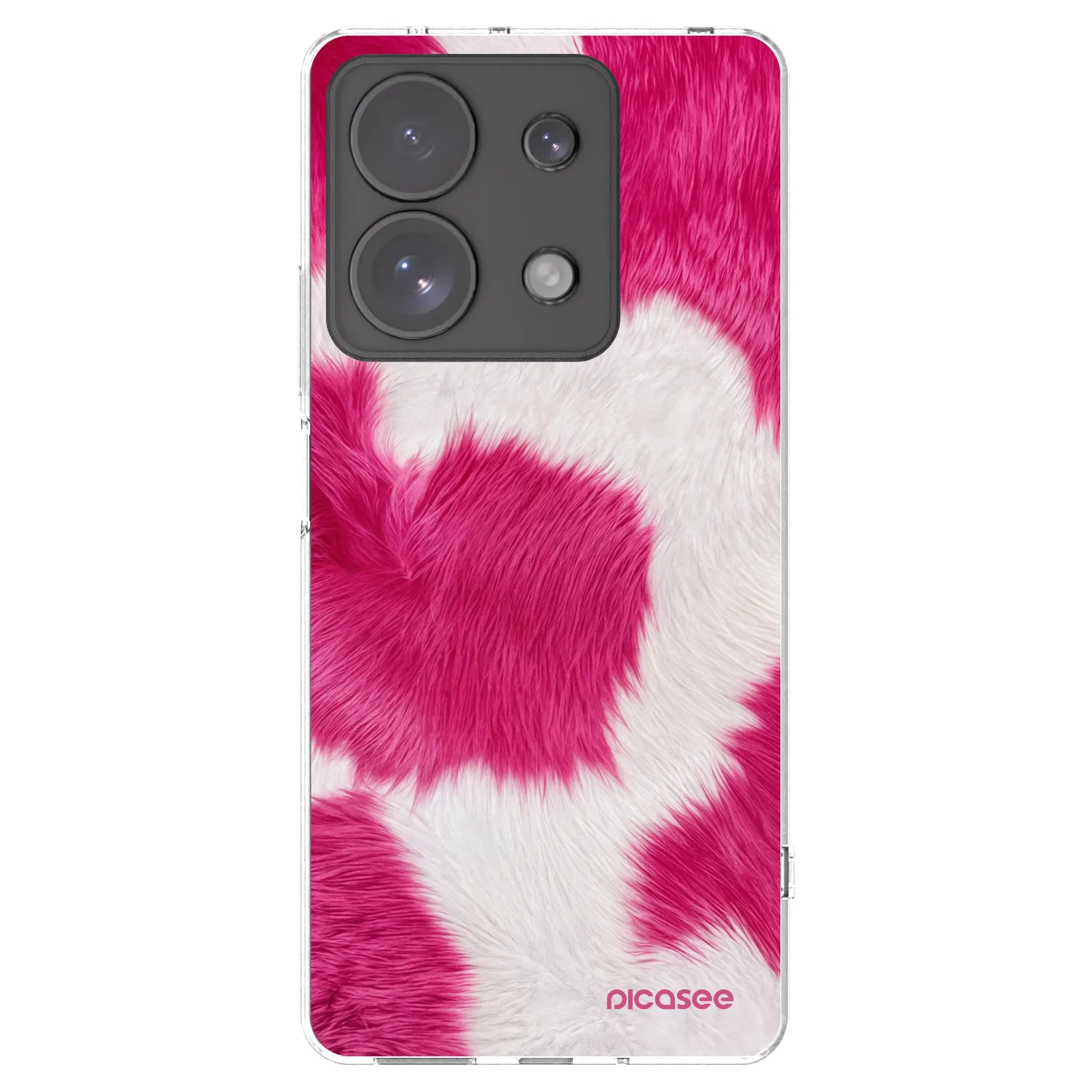 Picasee silikonový průhledný obal pro Xiaomi Redmi Note 13 Pro 4G - Pink Moo