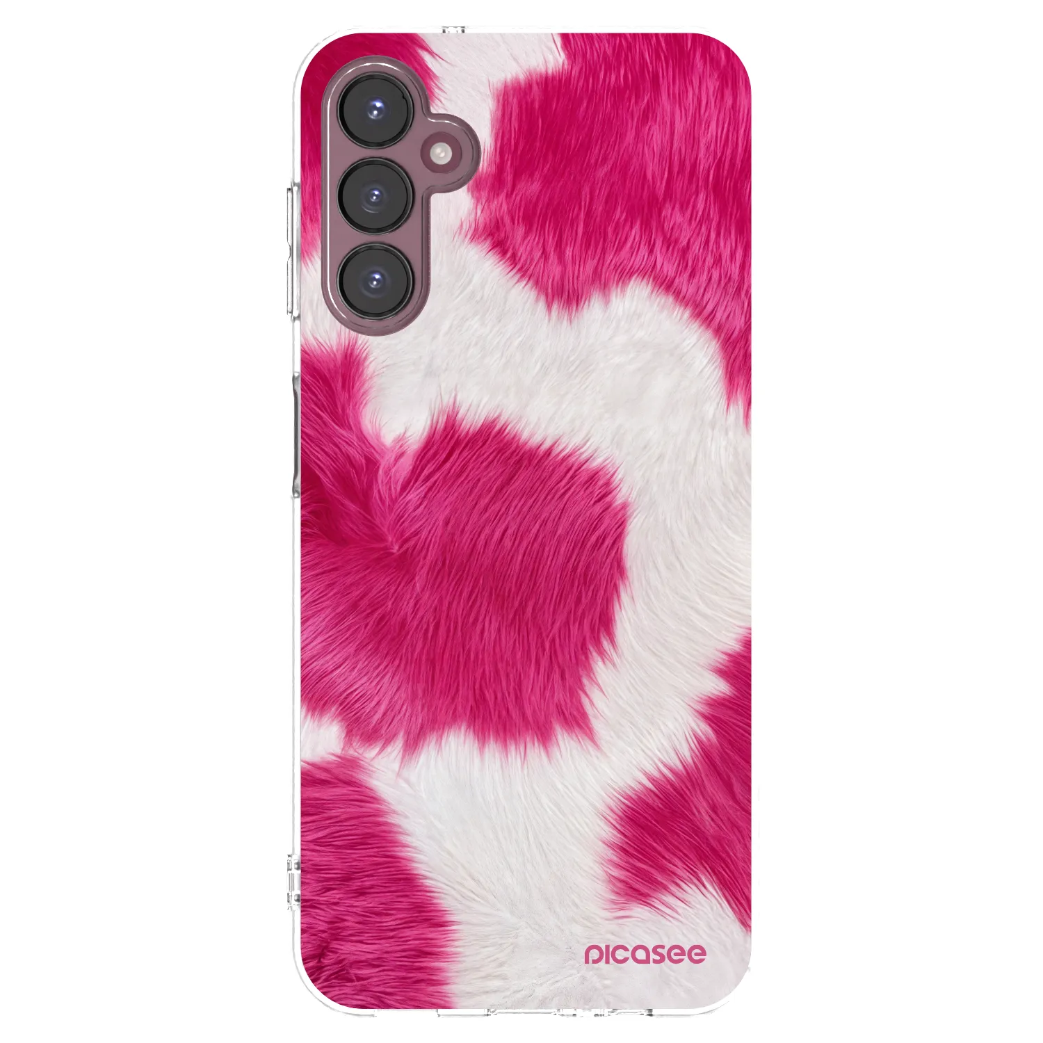 Picasee silikonový průhledný obal pro Samsung Galaxy A05s A057G - Pink Moo