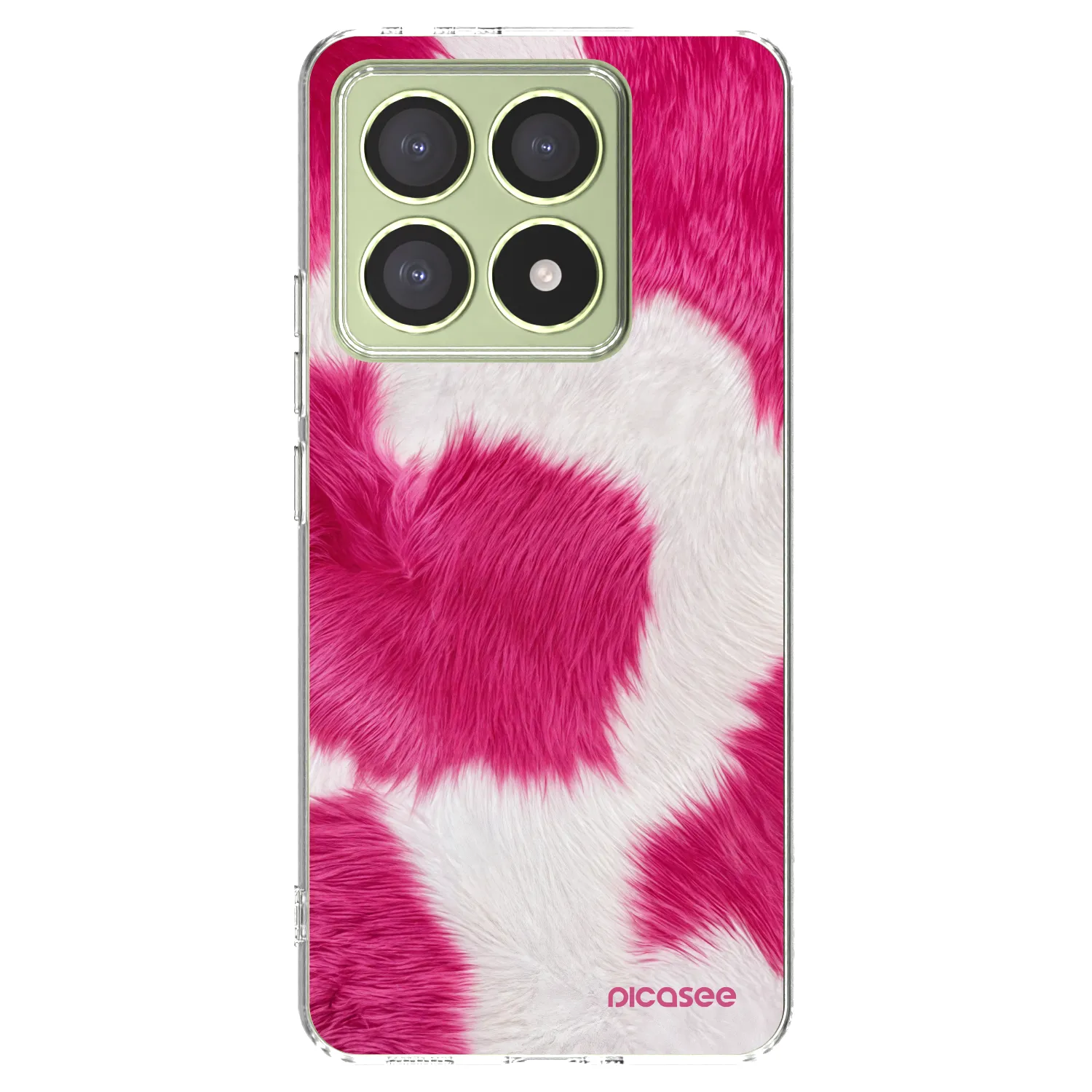 Picasee silikonový průhledný obal pro Xiaomi 14T - Pink Moo