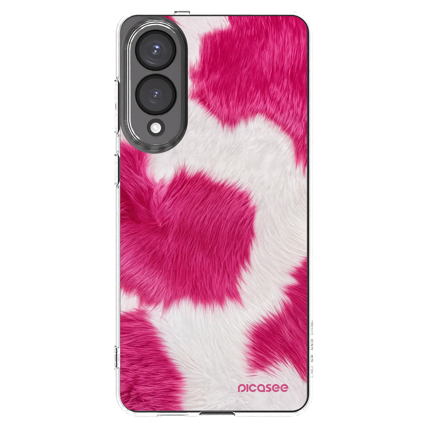 Picasee silikonový průhledný obal pro Samsung Galaxy S25 Edge 5G - Pink Moo