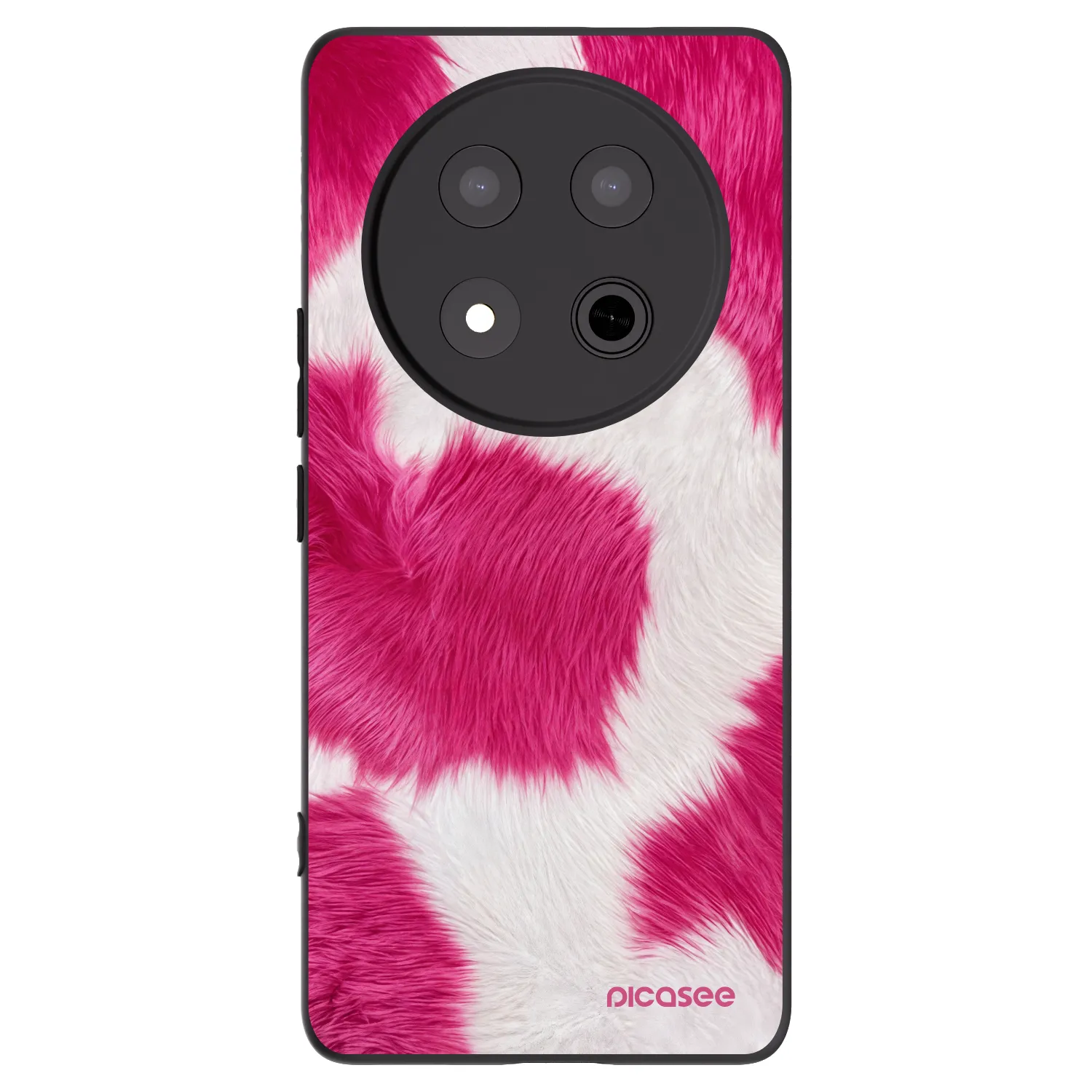 Picasee silikonový černý obal pro Honor Magic7 Lite 5G - Pink Moo