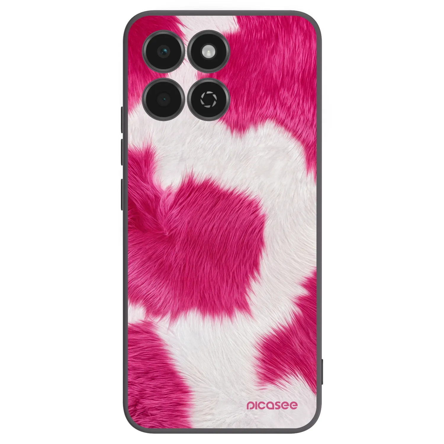Picasee silikonový černý obal pro Honor 200 Smart 5G - Pink Moo