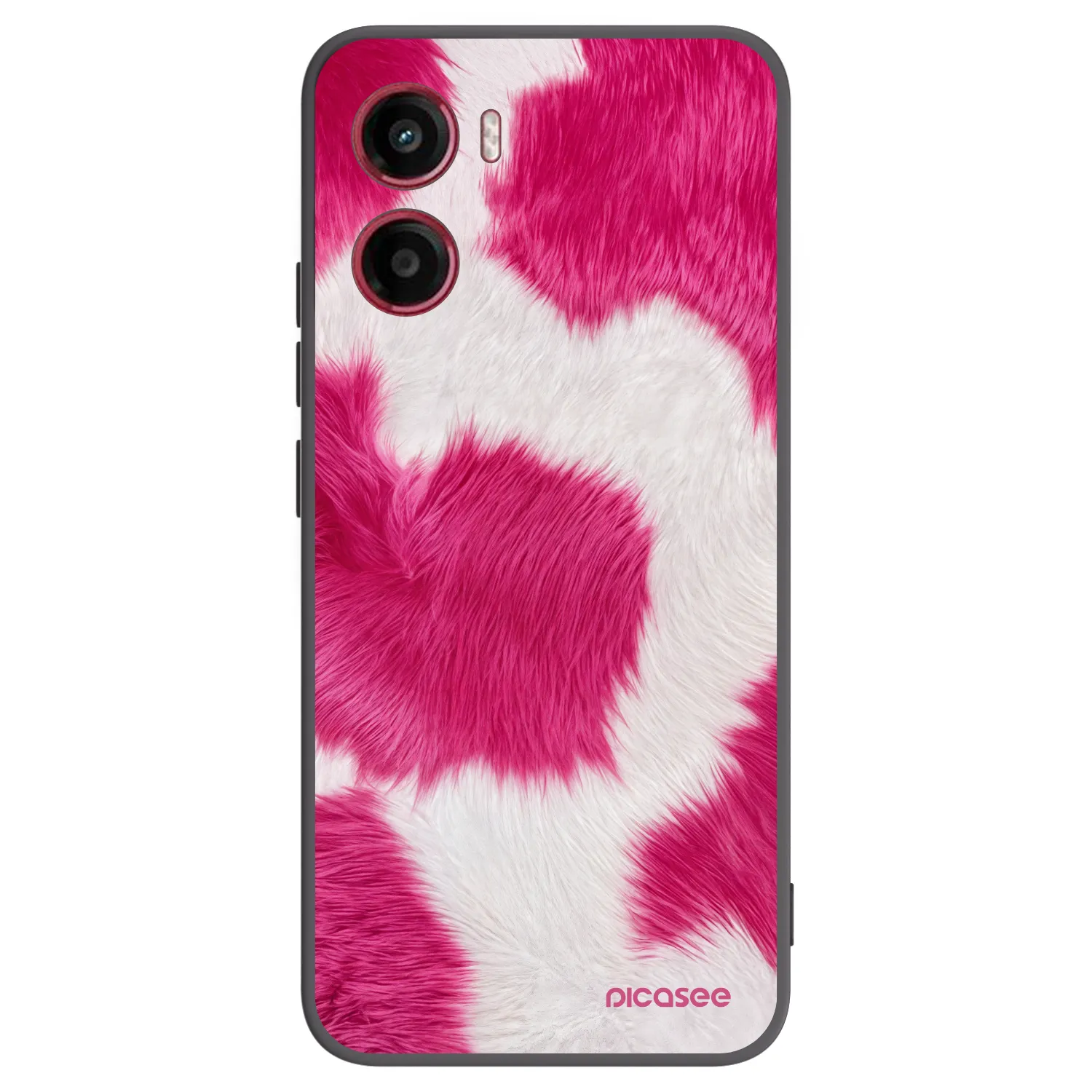 Picasee silikonový černý obal pro Motorola Moto G05 - Pink Moo