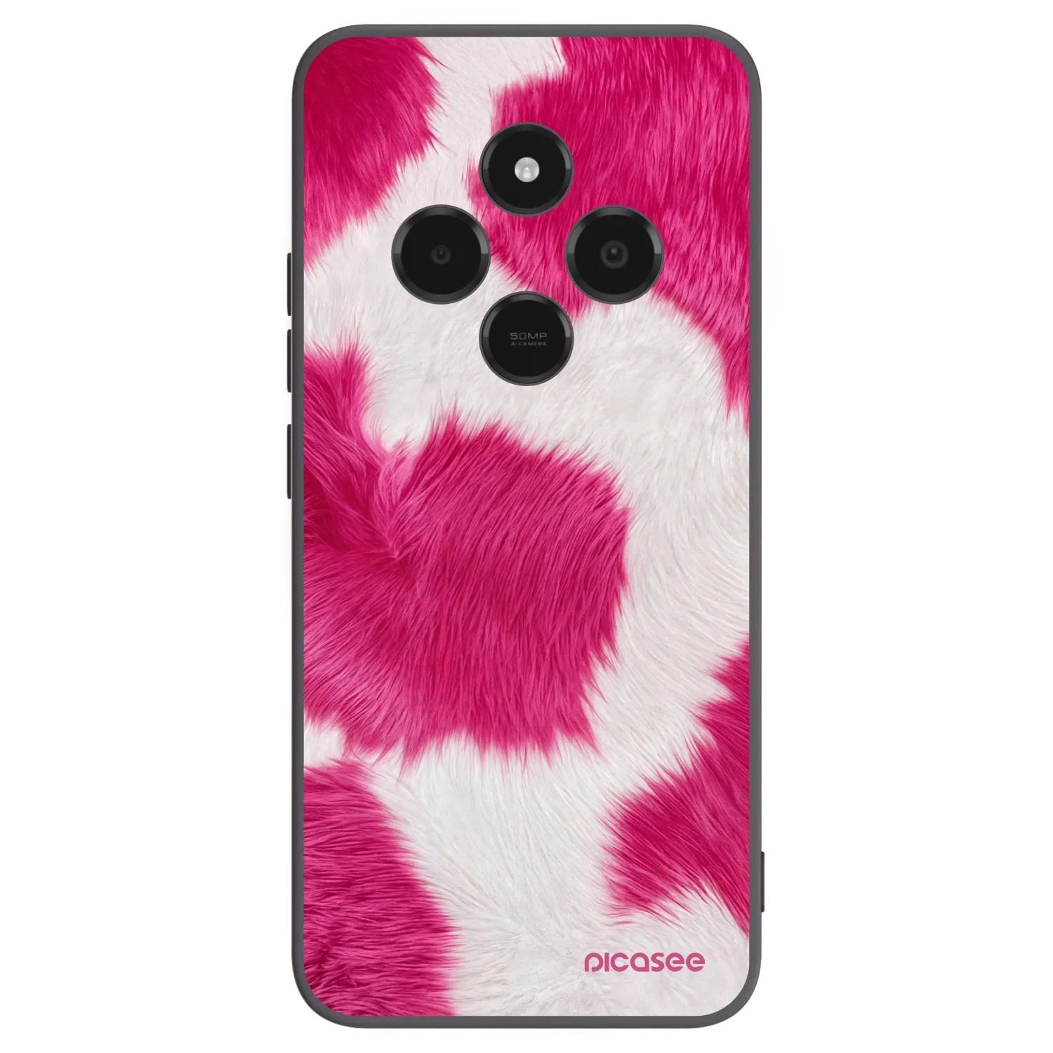 Picasee silikonový černý obal pro Xiaomi Poco C75 - Pink Moo