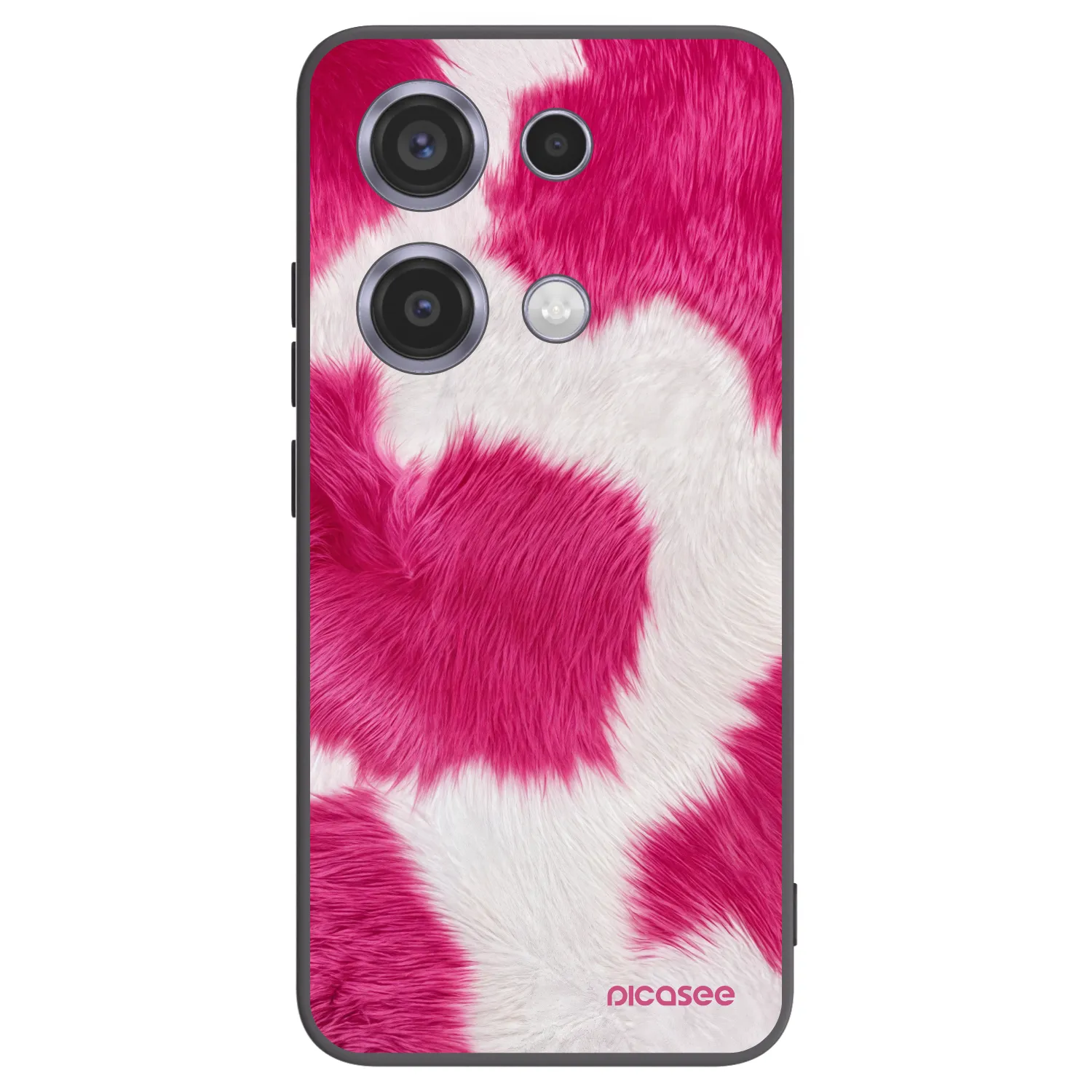 Picasee silikonový černý obal pro Xiaomi Redmi Note 14S - Pink Moo