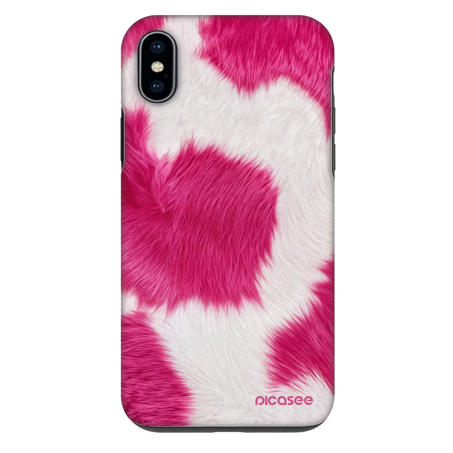 Picasee Fashion Case pro Apple iPhone XS Max - Pink Moo
