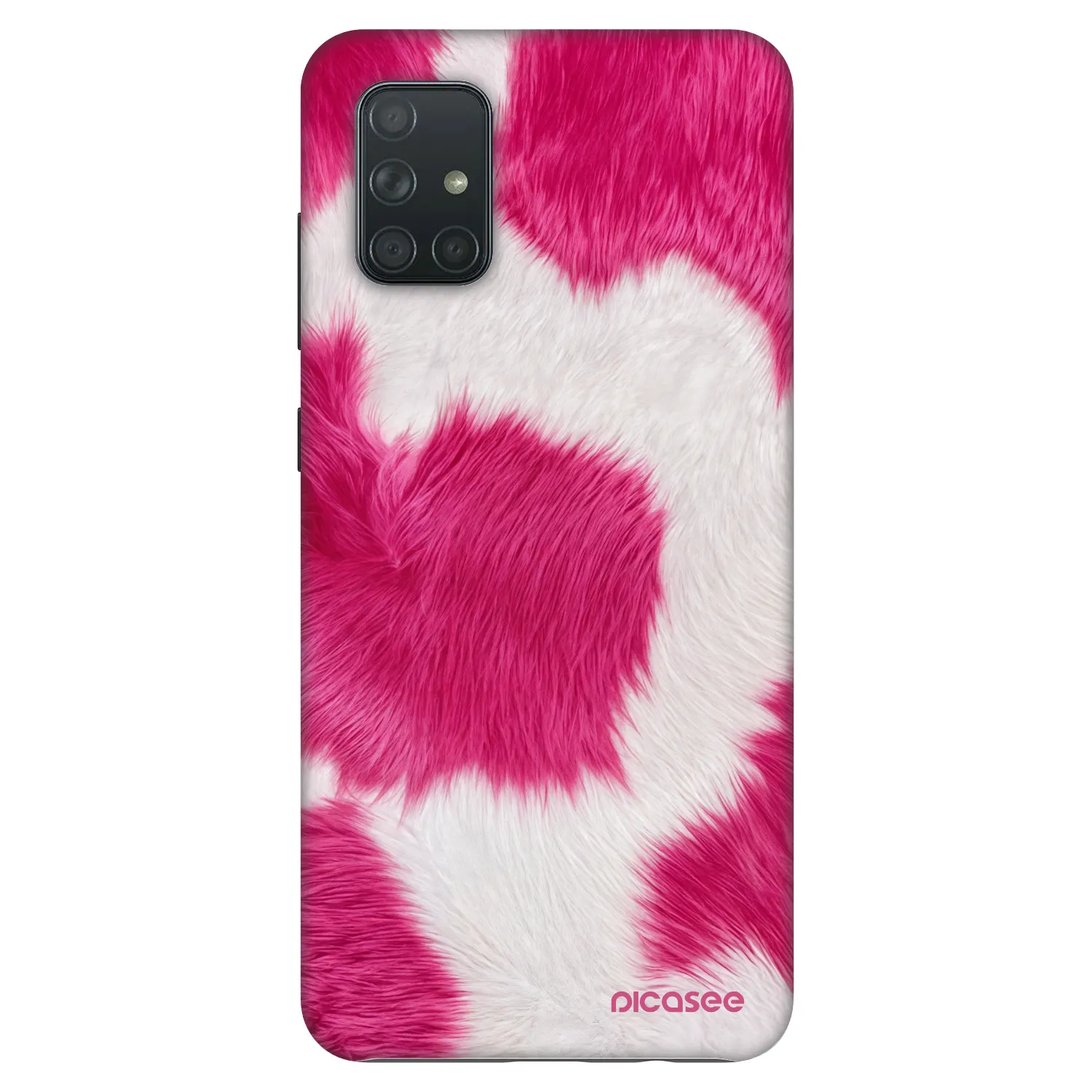 Picasee Fashion Case pro Samsung Galaxy A71 A715F - Pink Moo