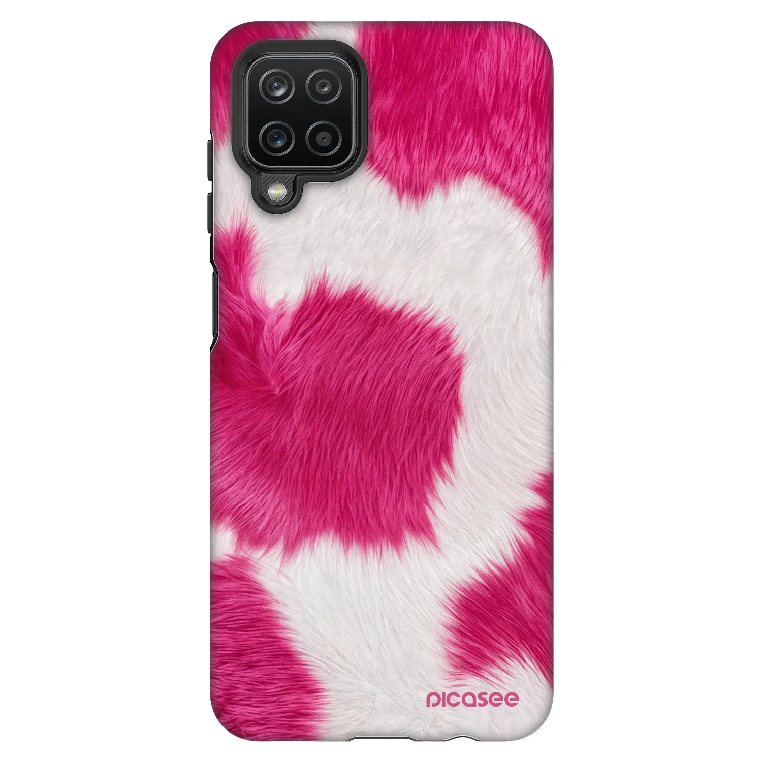 Picasee Fashion Case pro Samsung Galaxy A12 A125F - Pink Moo
