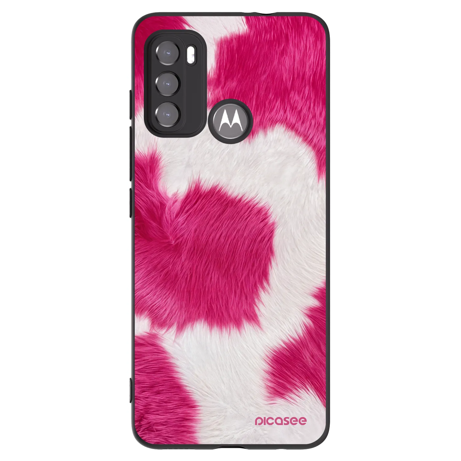 Picasee silikonový černý obal pro Motorola Edge 60 5G - Pink Moo