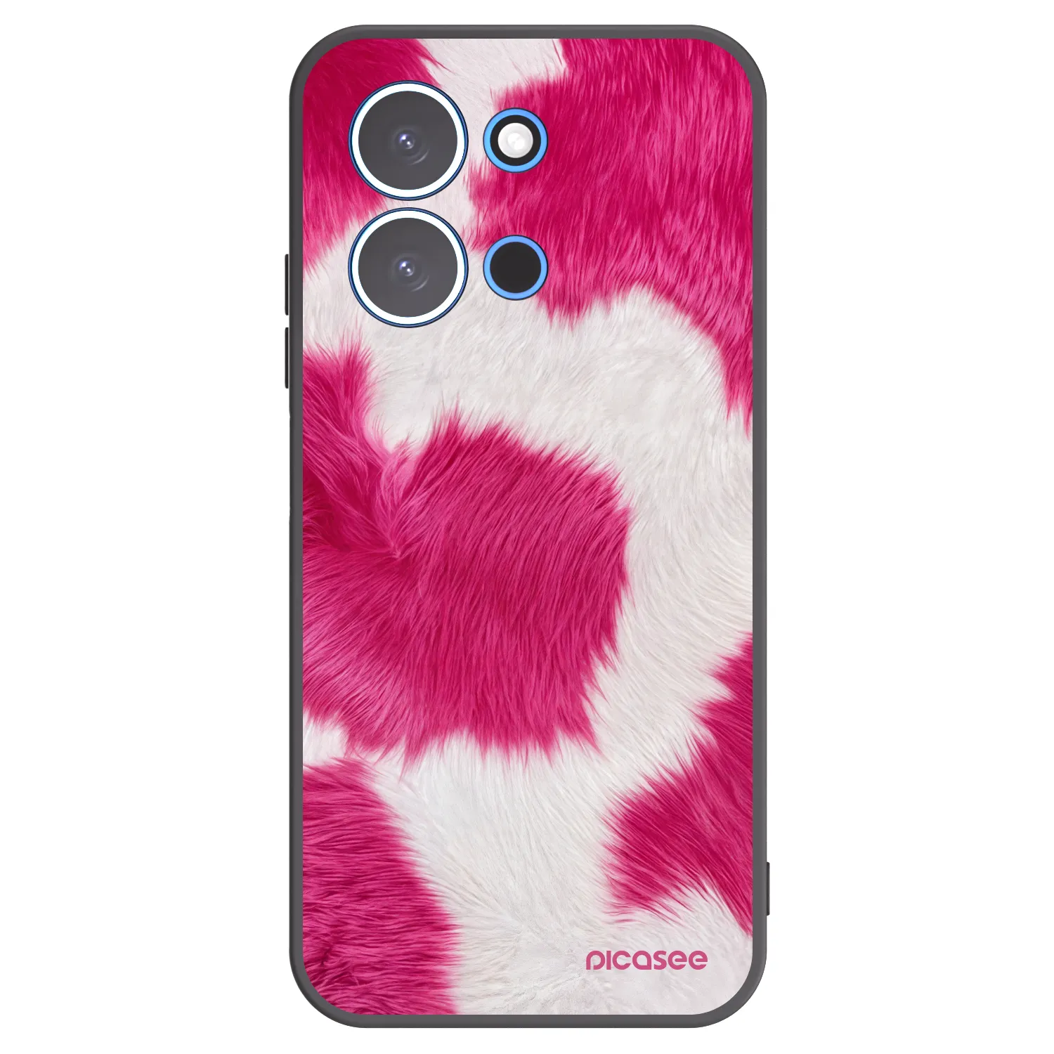 Picasee silikonový černý obal pro Xiaomi Redmi 15C 4G - Pink Moo