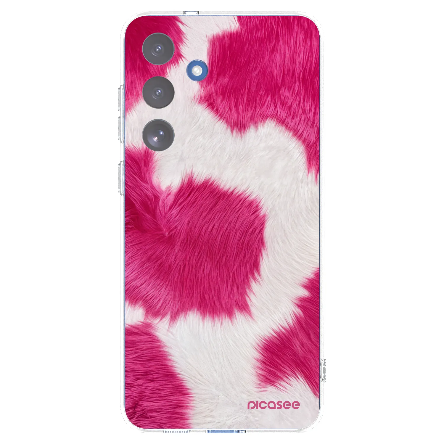 Picasee silikonový průhledný obal pro Samsung Galaxy S25 FE 5G - Pink Moo