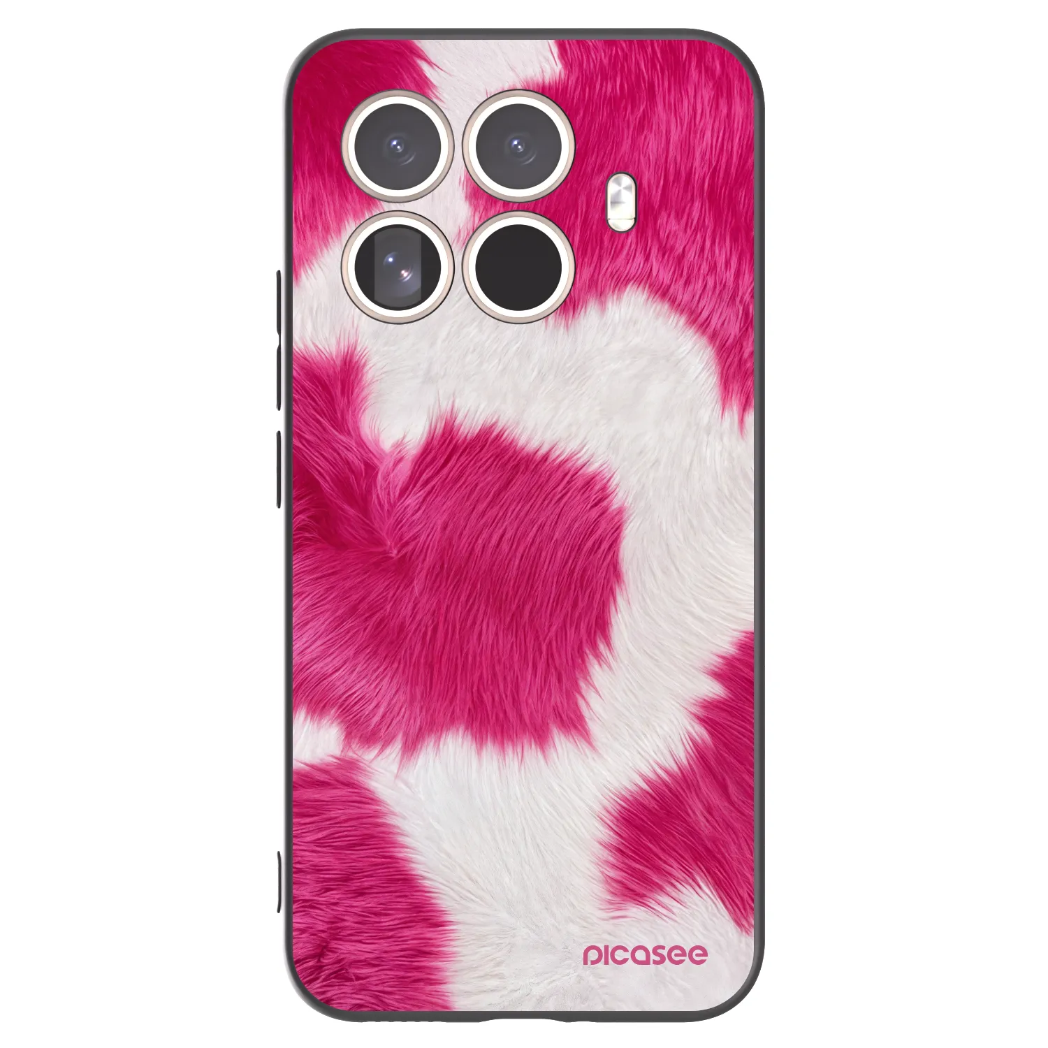 Picasee silikonový černý obal pro Xiaomi 15T Pro - Pink Moo
