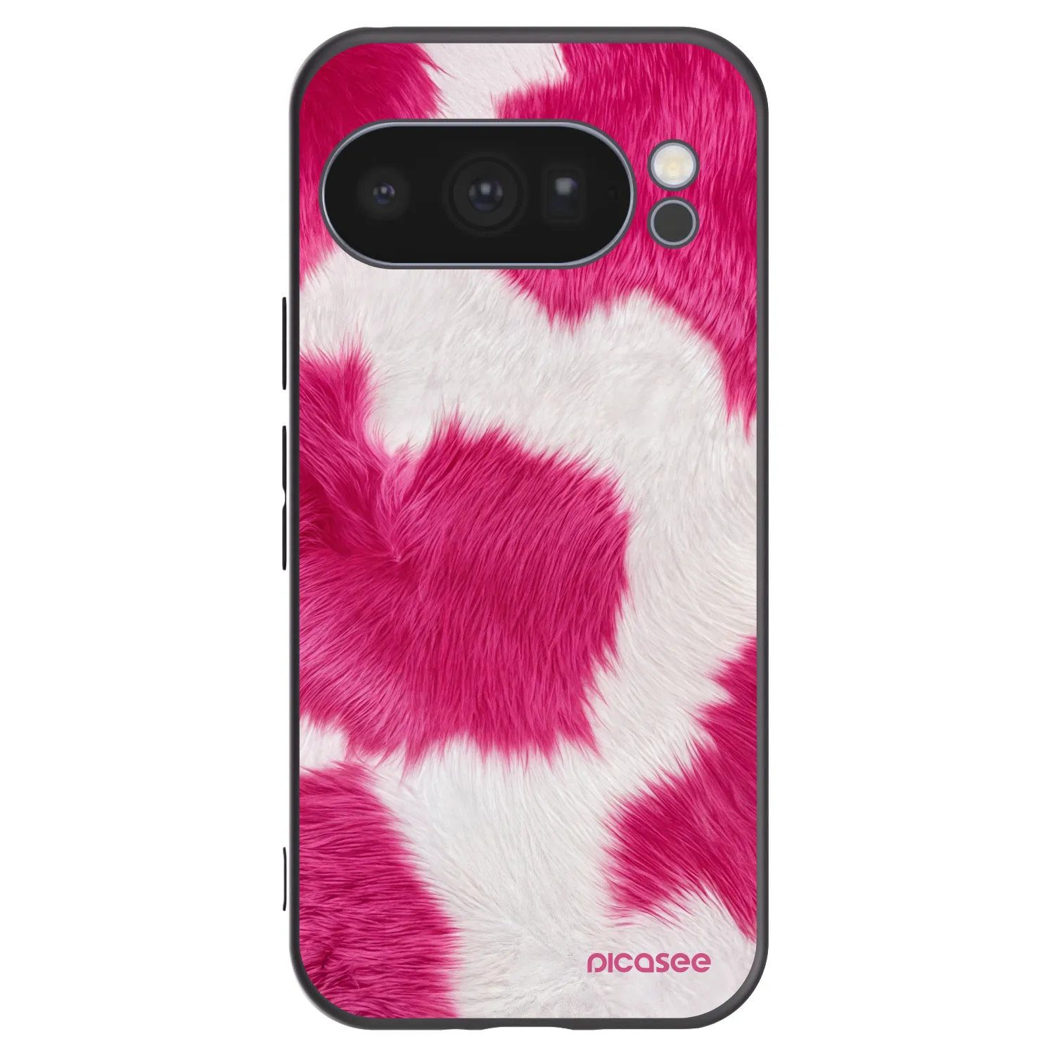 Picasee silikonový černý obal pro Google Pixel 10 Pro - Pink Moo