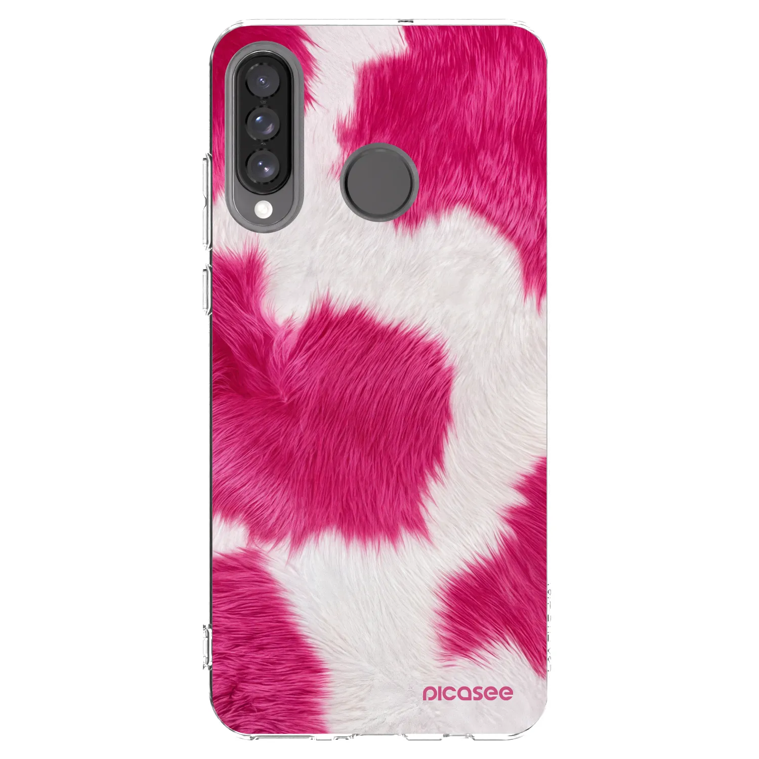Picasee silikonový průhledný obal pro Huawei P30 Lite - Pink Moo