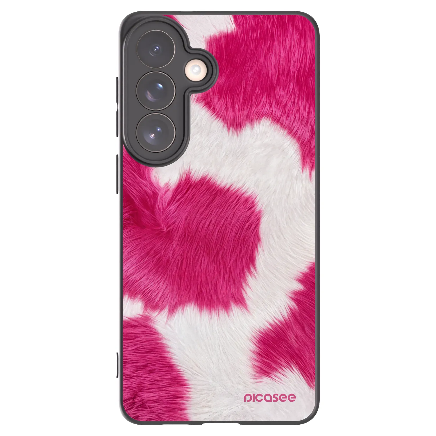 Picasee silikonový černý obal pro Samsung Galaxy S26+ - Pink Moo
