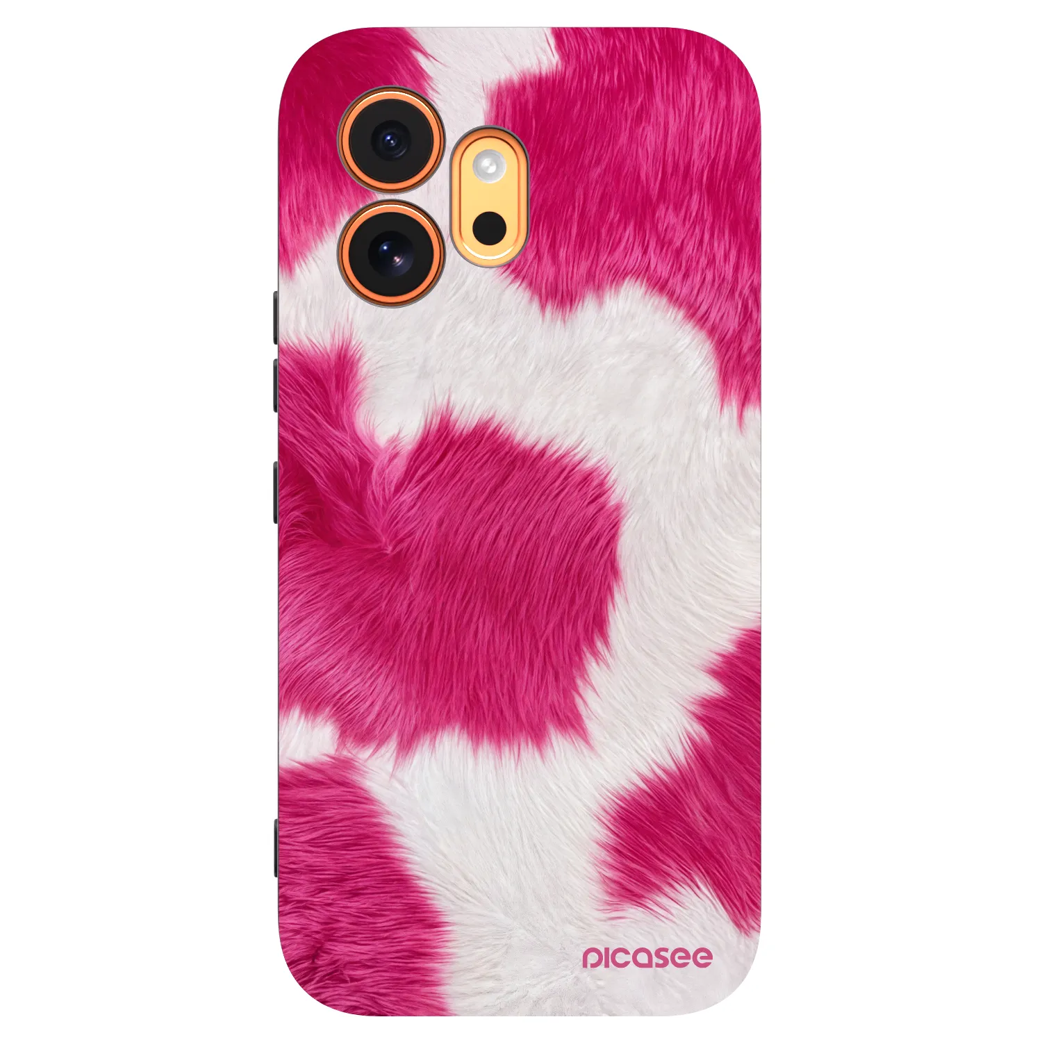Picasee silikonový černý obal pro Honor 600 - Pink Moo