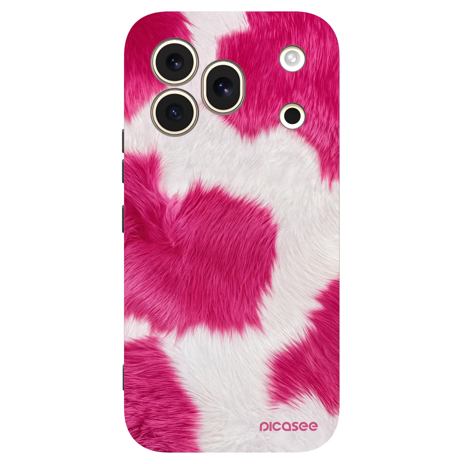 Picasee silikonový černý obal pro Honor 600 Pro - Pink Moo