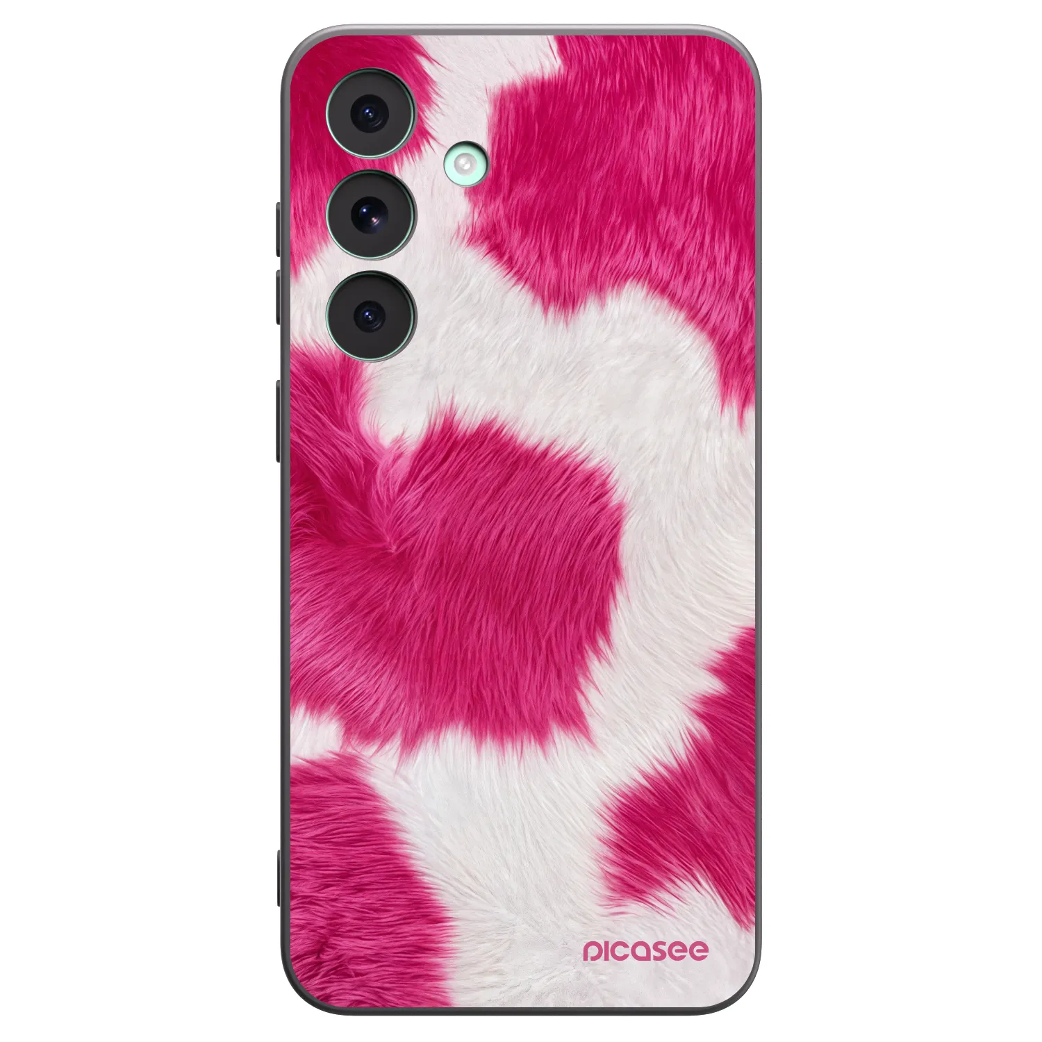Picasee silikonový černý obal pro Samsung Galaxy S26 FE - Pink Moo
