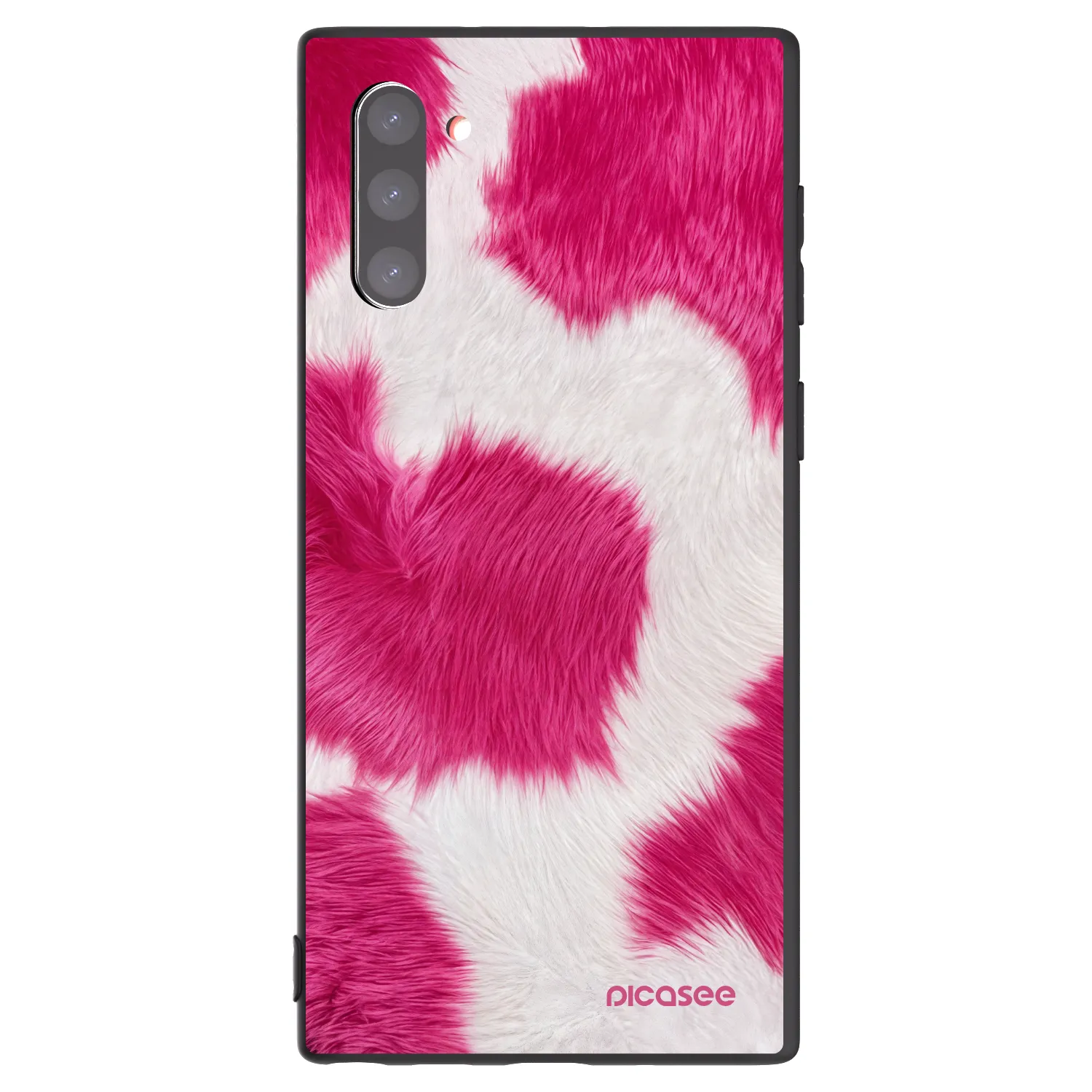 Picasee silikonový černý obal pro Samsung Galaxy Note 10 N970F - Pink Moo