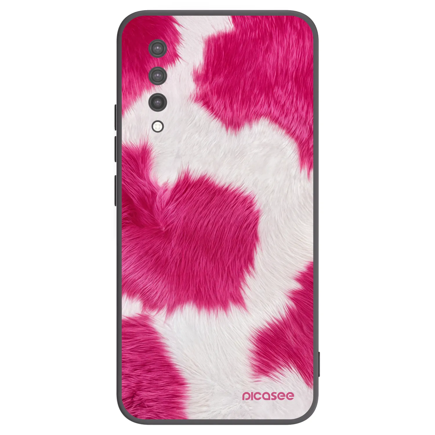 Picasee silikonový černý obal pro Xiaomi Mi 9 Lite - Pink Moo
