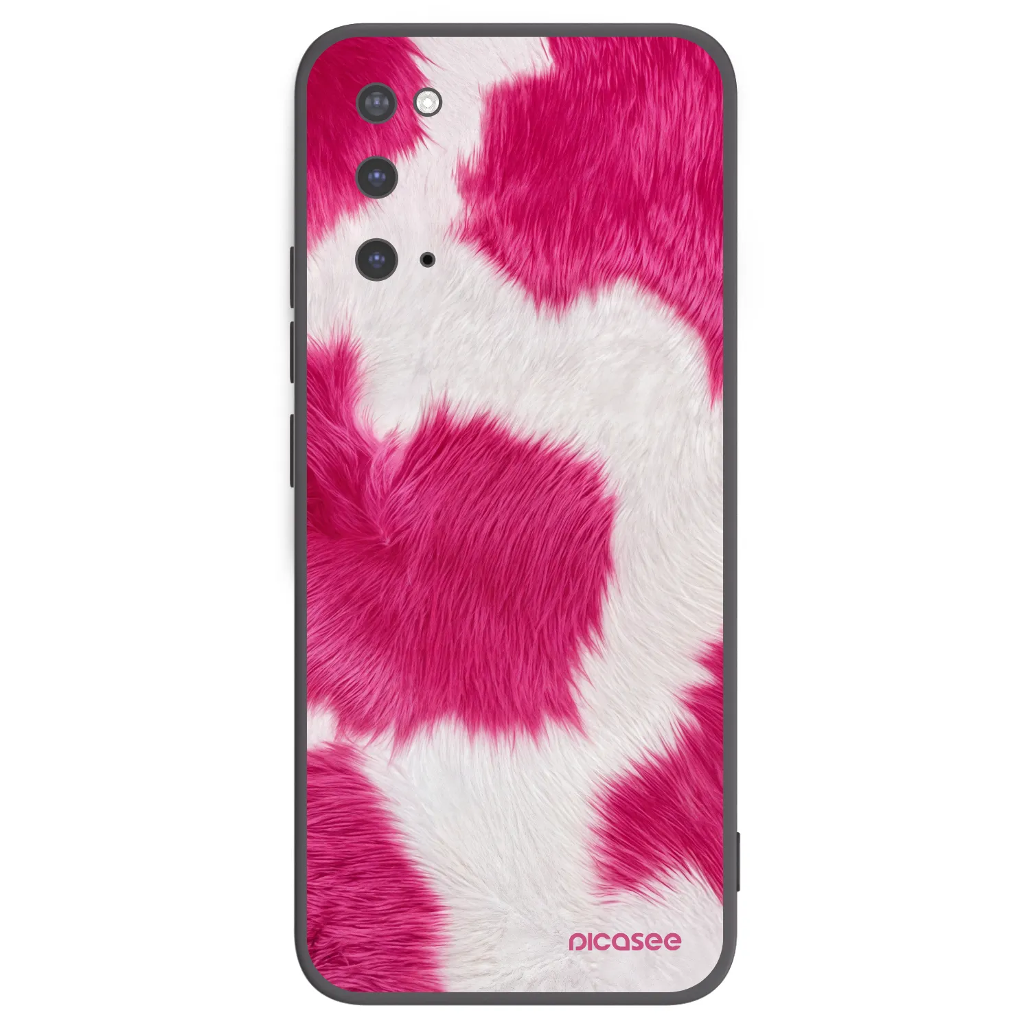 Picasee silikonový černý obal pro Samsung Galaxy S20 G980F - Pink Moo