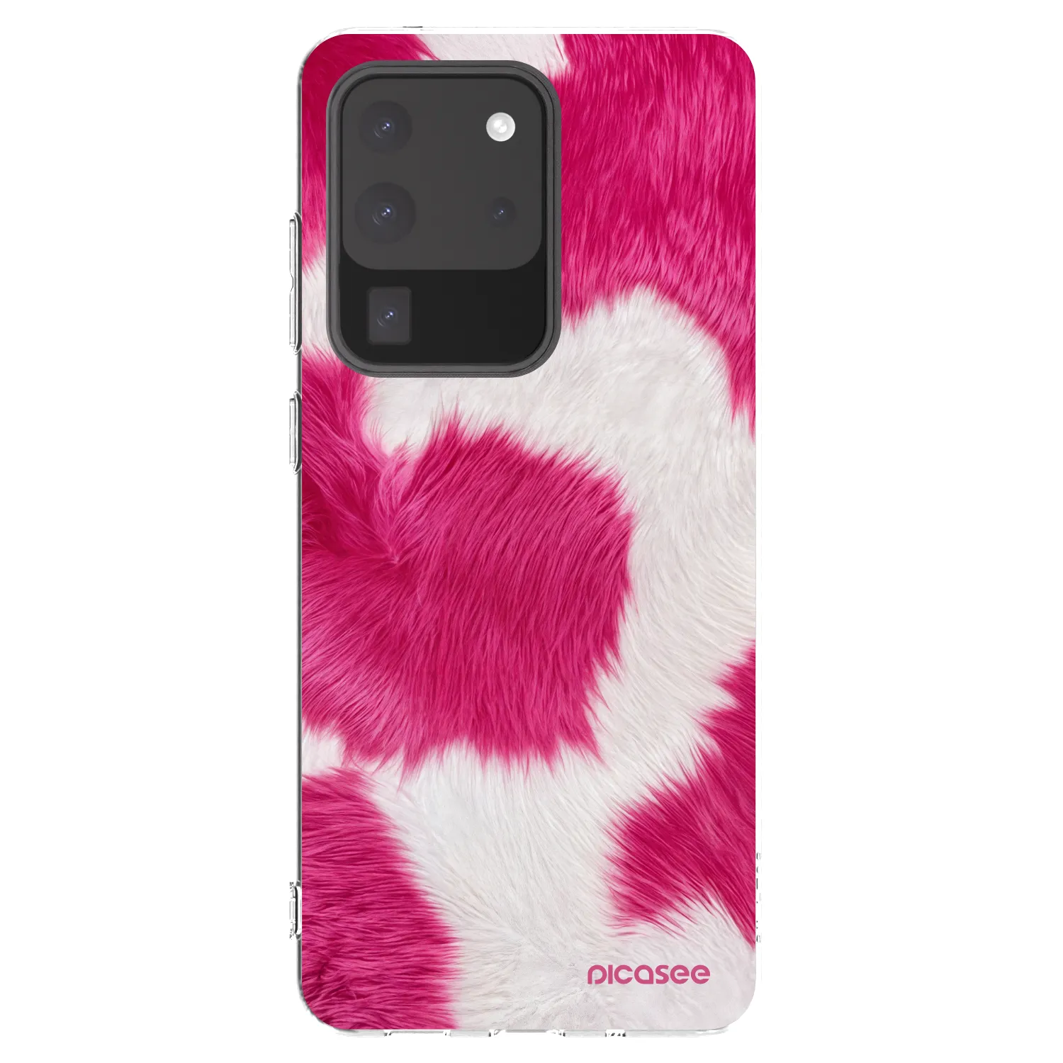 Picasee silikonový průhledný obal pro Samsung Galaxy S20 Ultra 5G G988F - Pink Moo