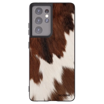 Picasee silikonový černý obal pro Samsung Galaxy S21 Ultra 5G G998B - Rustica