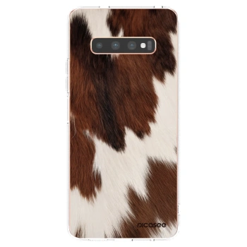 Picasee silikonový průhledný obal pro Samsung Galaxy S10 Plus G975 - Rustica