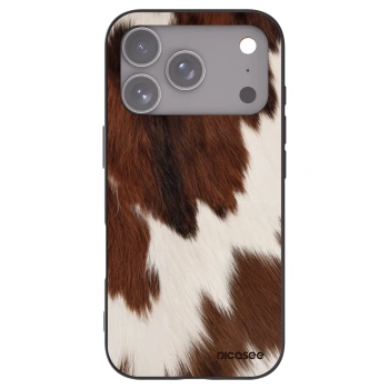 Picasee silikonový černý obal pro Apple iPhone 17 Pro - Rustica