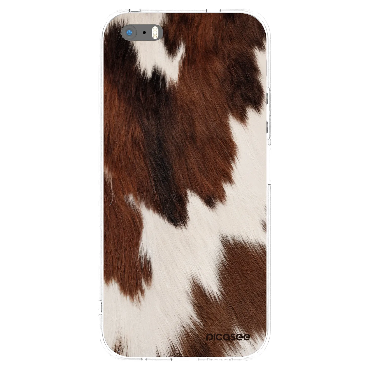 Picasee silikonový průhledný obal pro Apple iPhone 5/5S/SE - Rustica