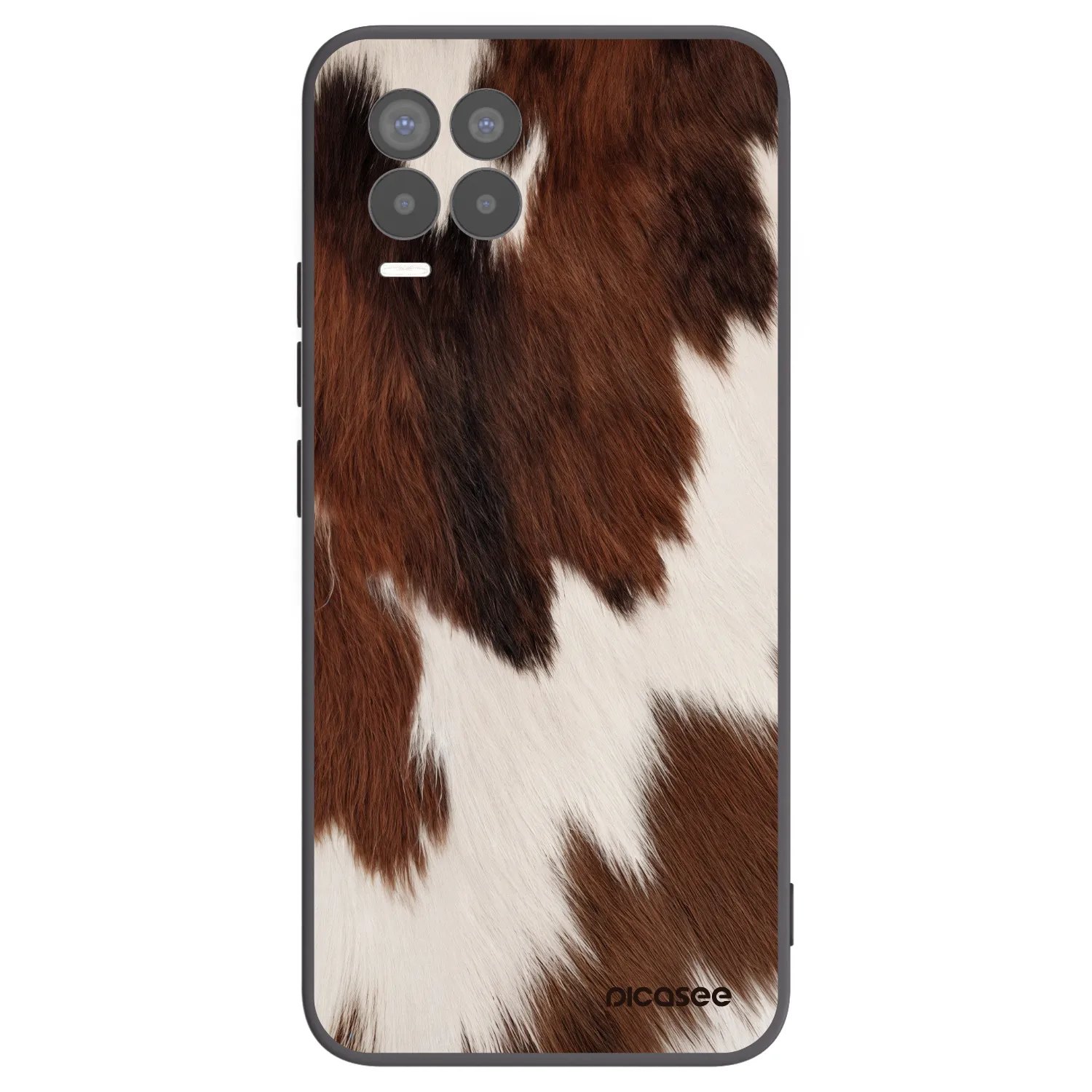 Picasee silikonový černý obal pro Realme 8 Pro - Rustica