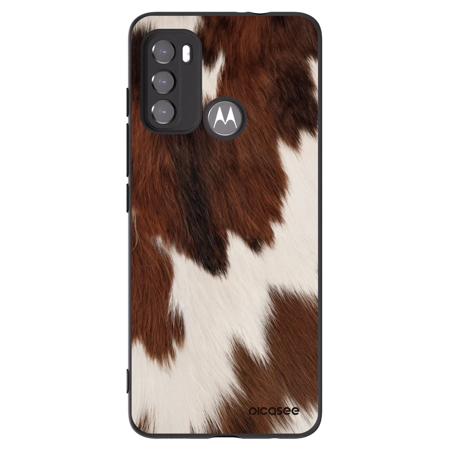 Picasee silikonový černý obal pro Motorola Moto G60 - Rustica