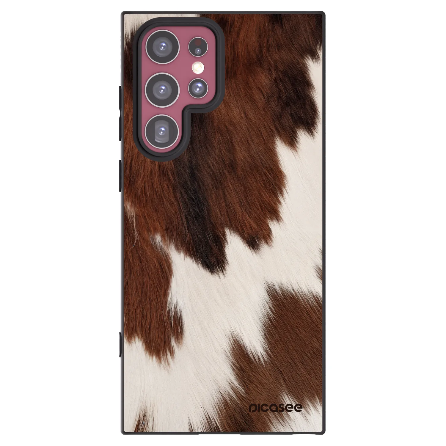 Picasee silikonový černý obal pro Samsung Galaxy S22 Ultra 5G - Rustica