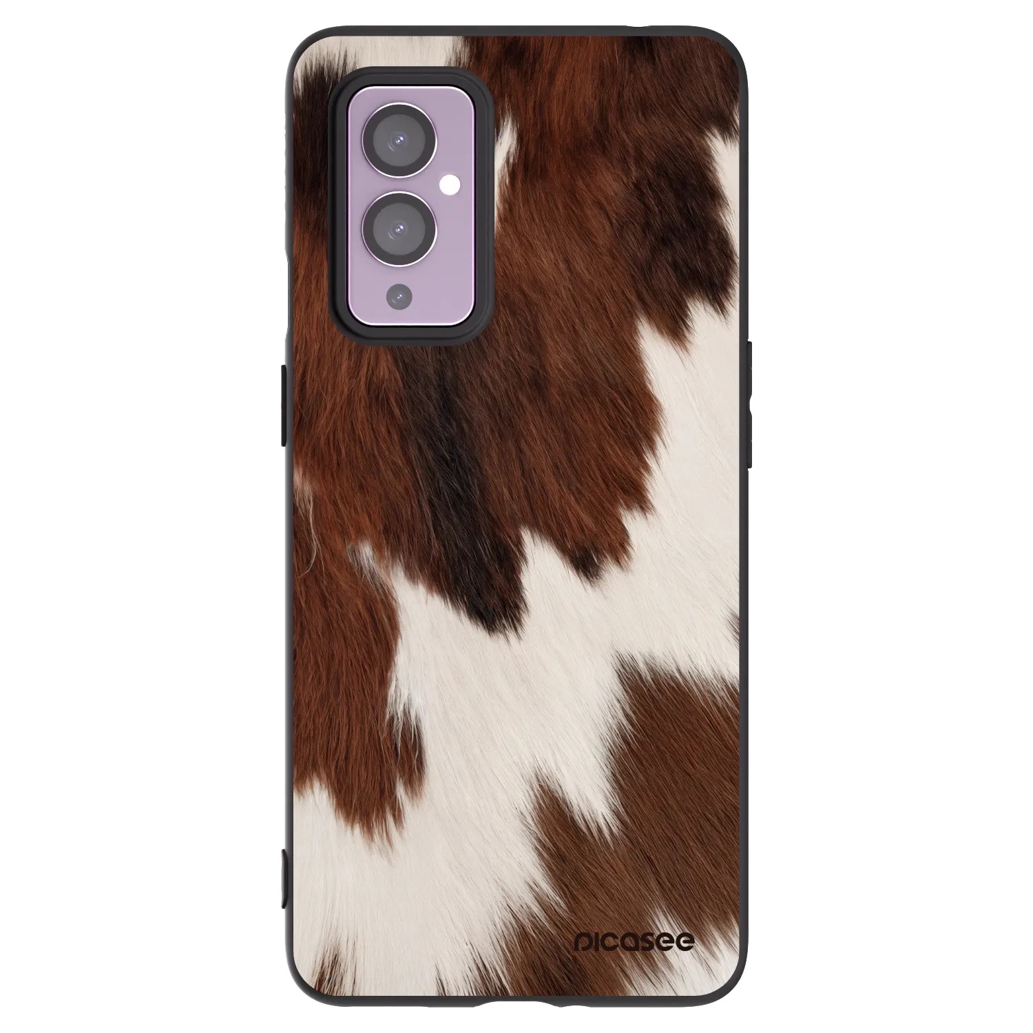 Picasee silikonový černý obal pro OnePlus 9 - Rustica