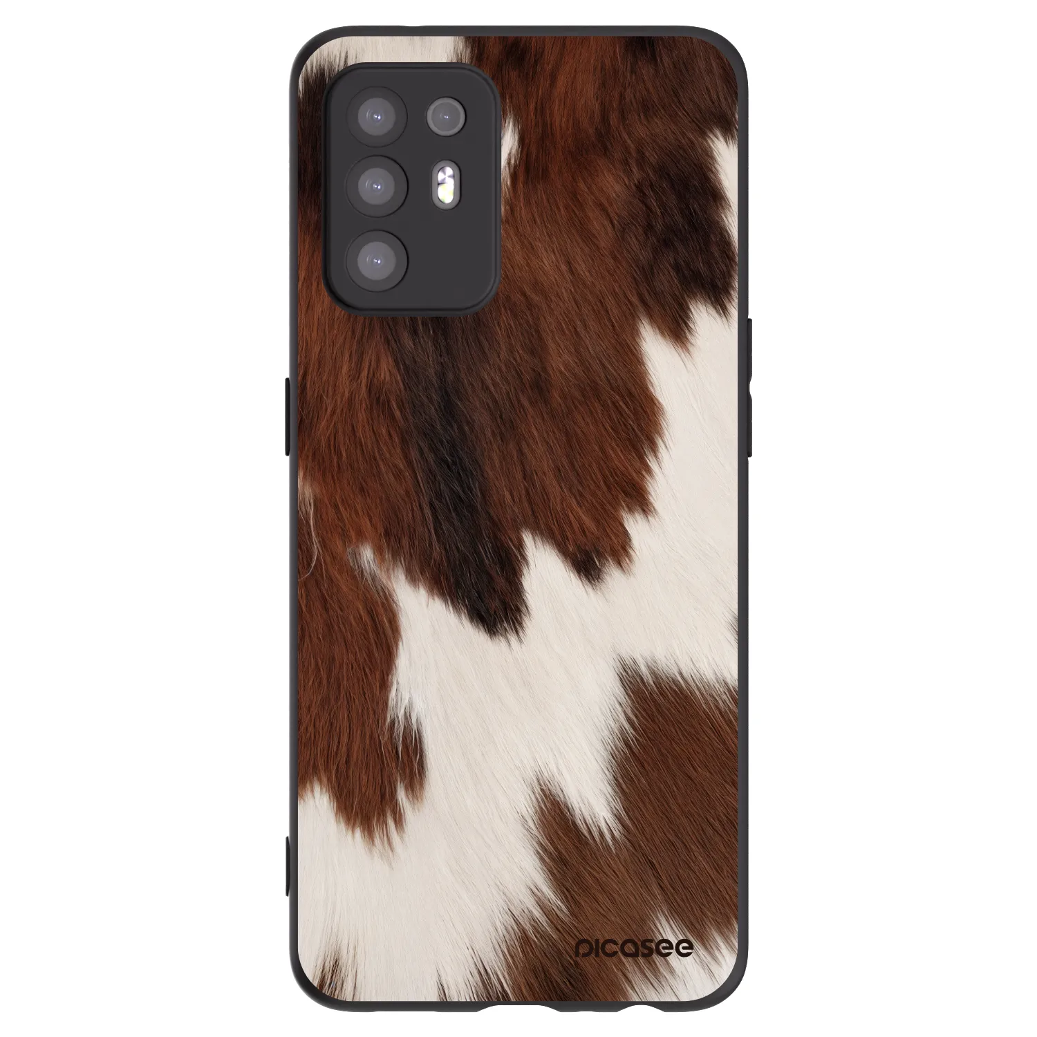 Picasee silikonový černý obal pro OPPO A94 5G - Rustica