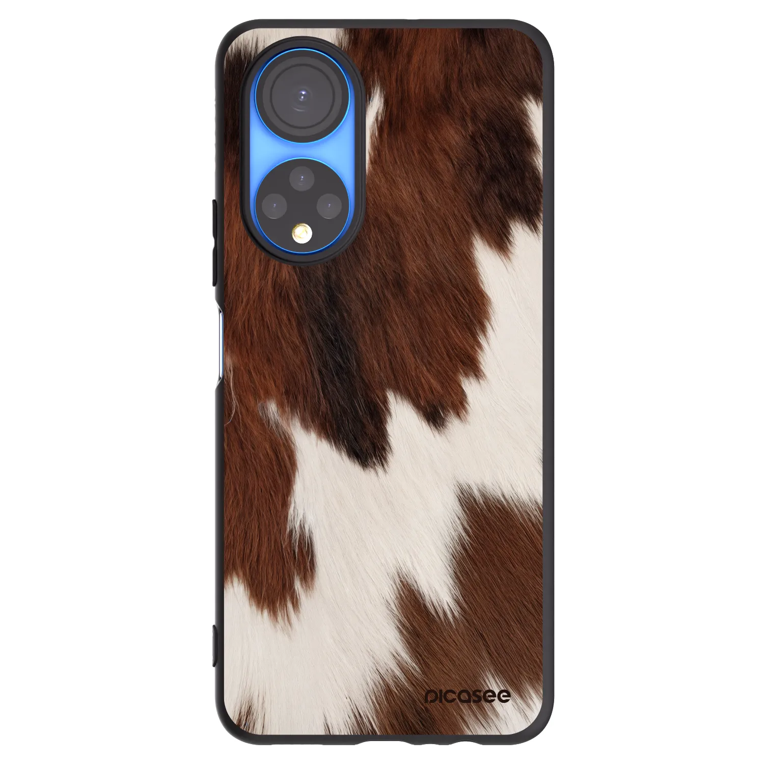Picasee silikonový černý obal pro Honor X7 - Rustica