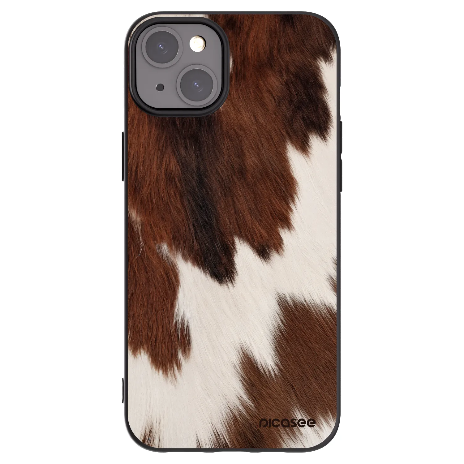 Picasee silikonový černý obal pro Apple iPhone 15 Plus - Rustica