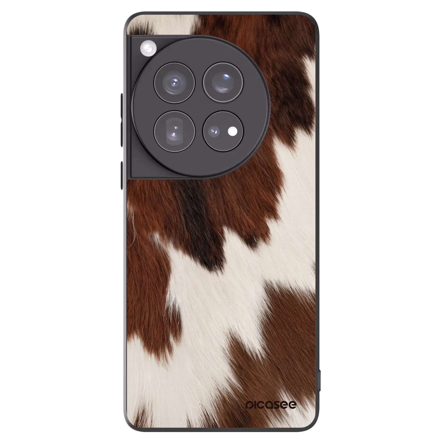 Picasee silikonový černý obal pro OnePlus 12 5G - Rustica