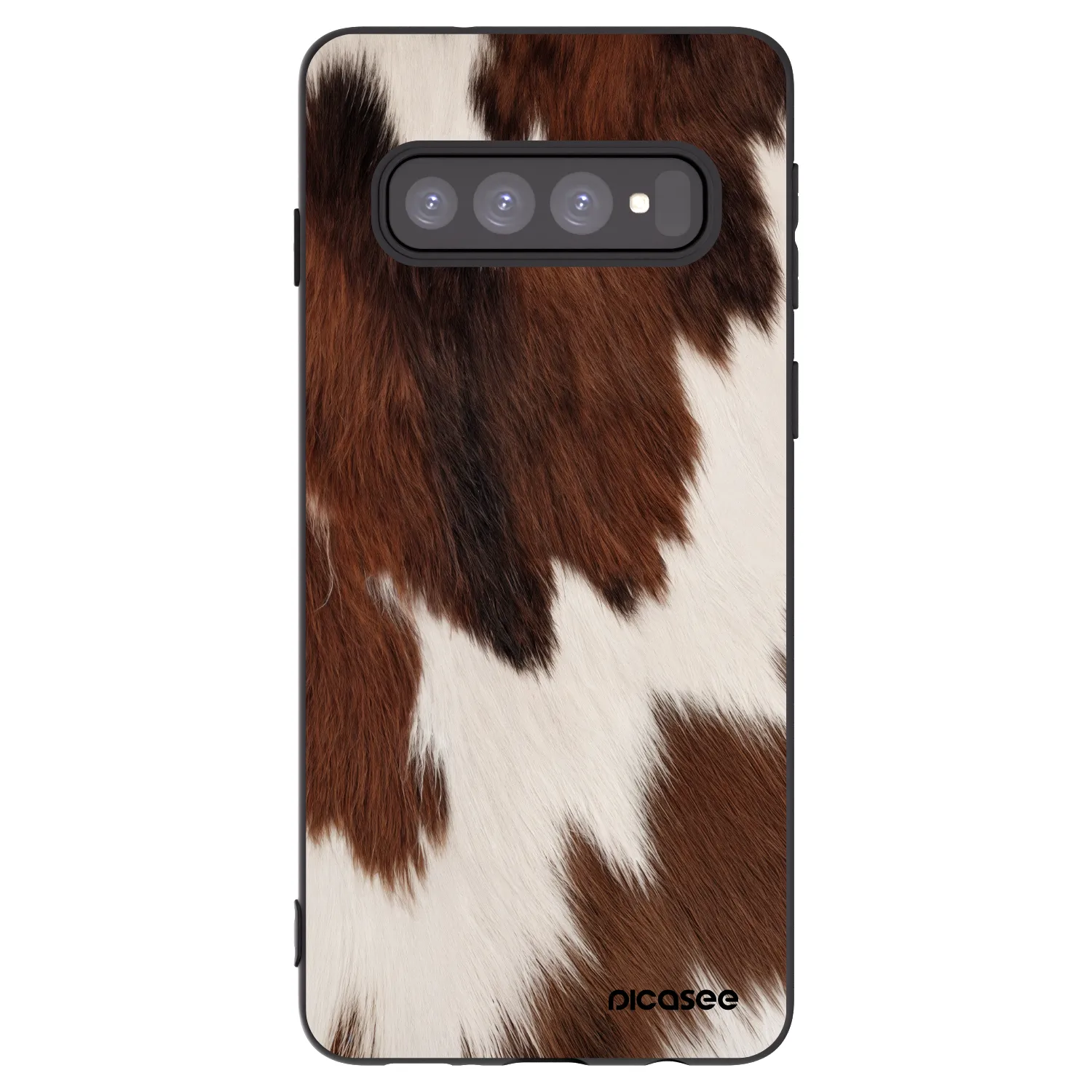 Picasee silikonový černý obal pro Samsung Galaxy S10 G973 - Rustica