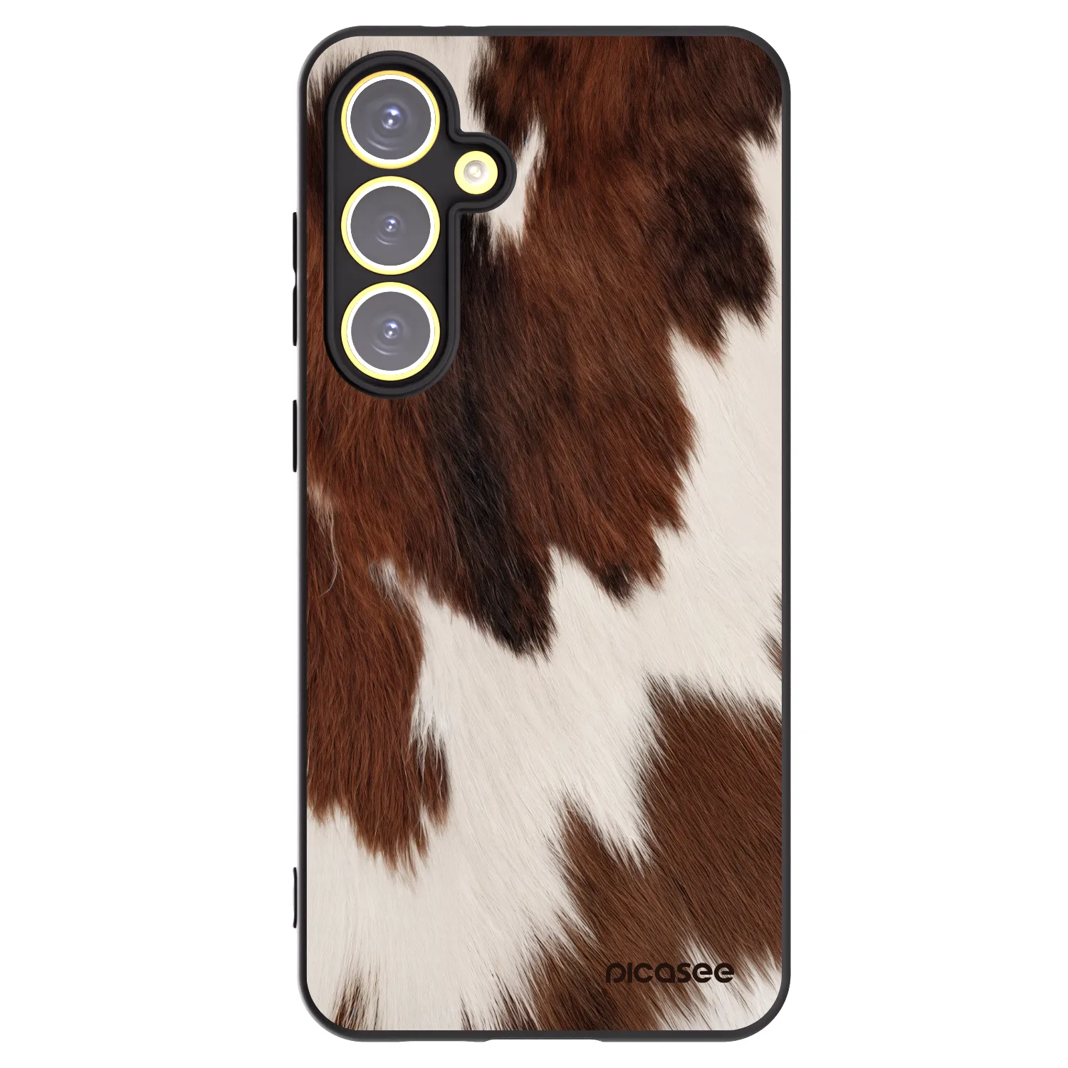 Picasee silikonový černý obal pro Samsung Galaxy S24 FE S721B - Rustica